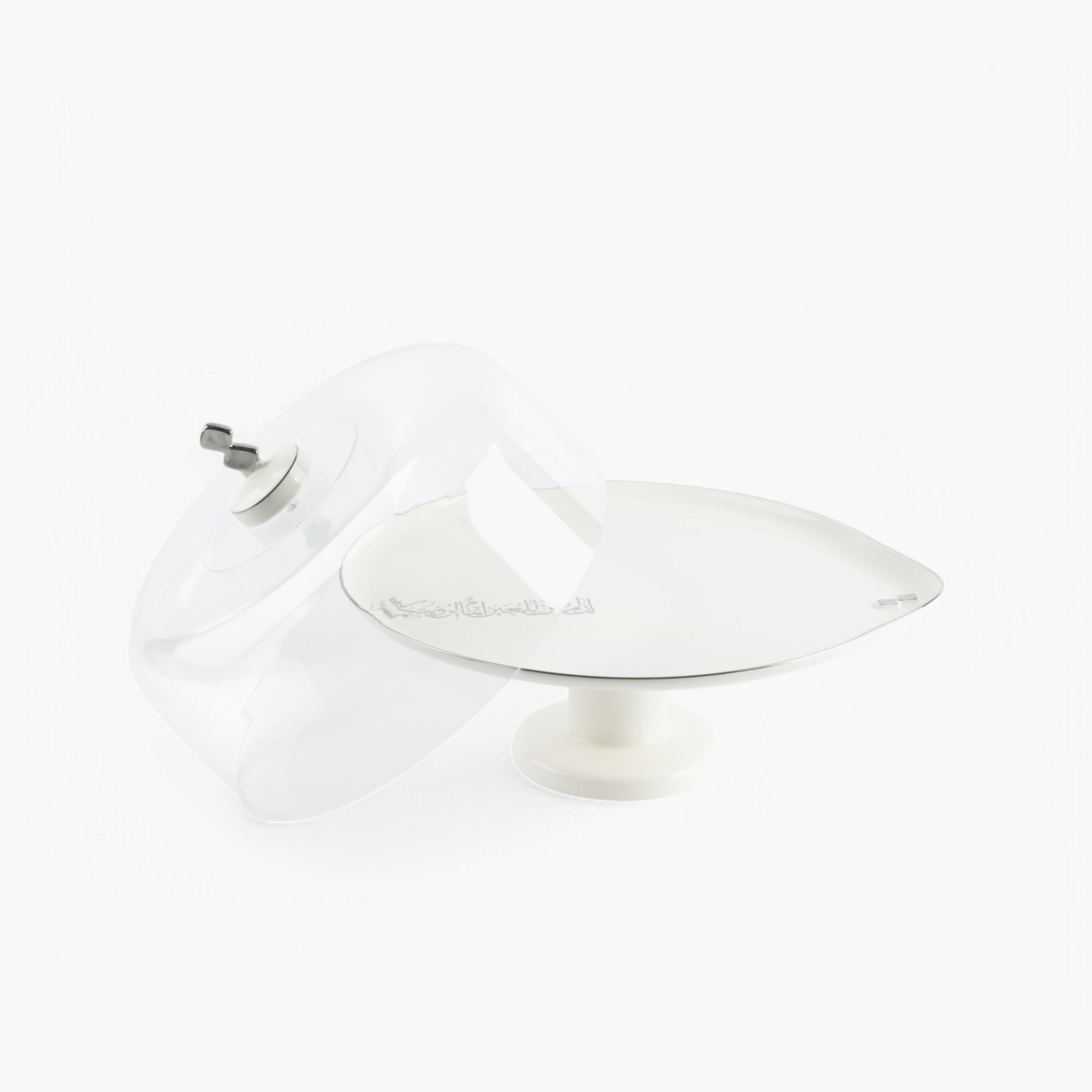 Solid 9-Piece Porcelain Cake Serving Set-household-dining-serveware-cakestands-image-2