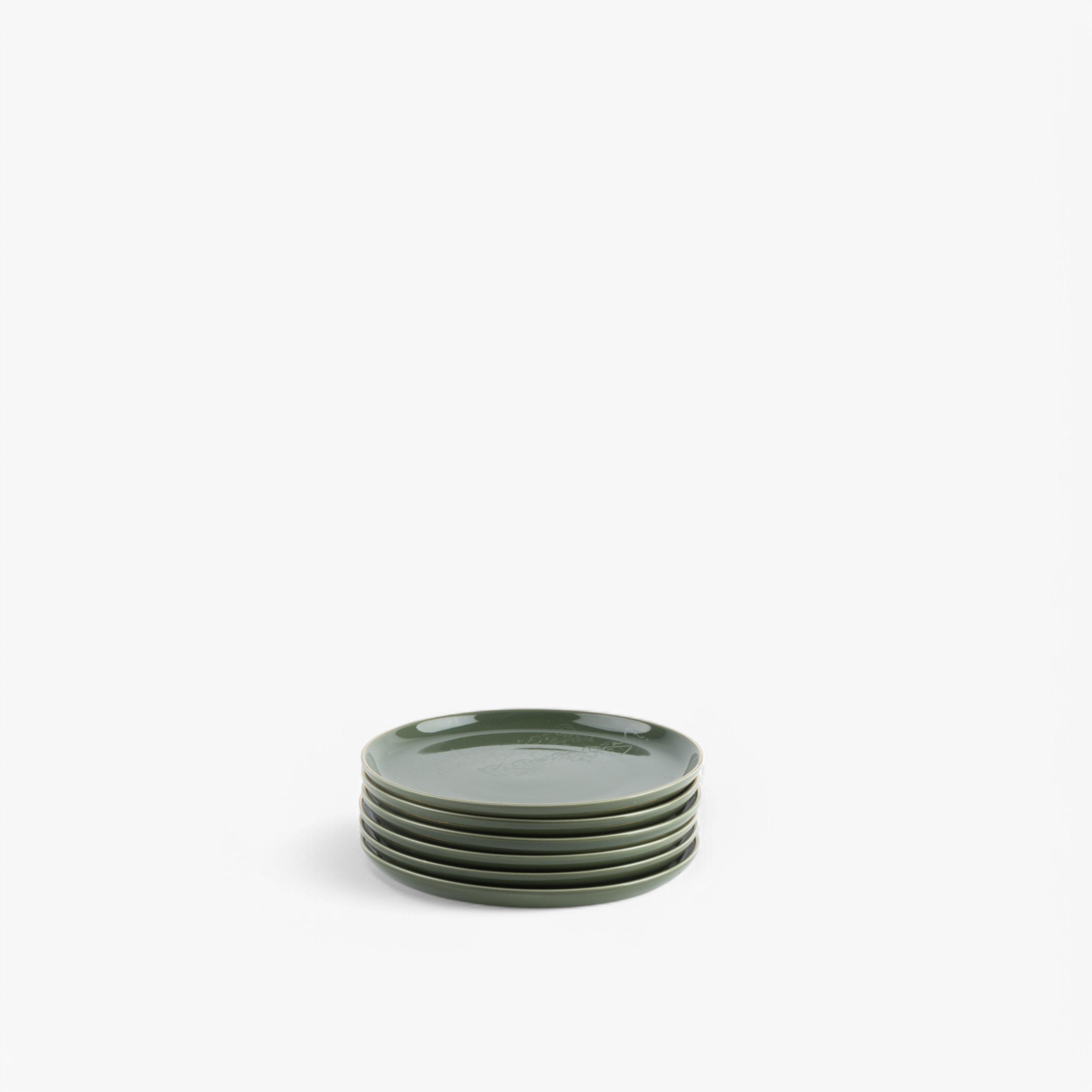 Solid 9-Piece Porcelain Cake Serving Set-household-dining-serveware-cakestands-image-4