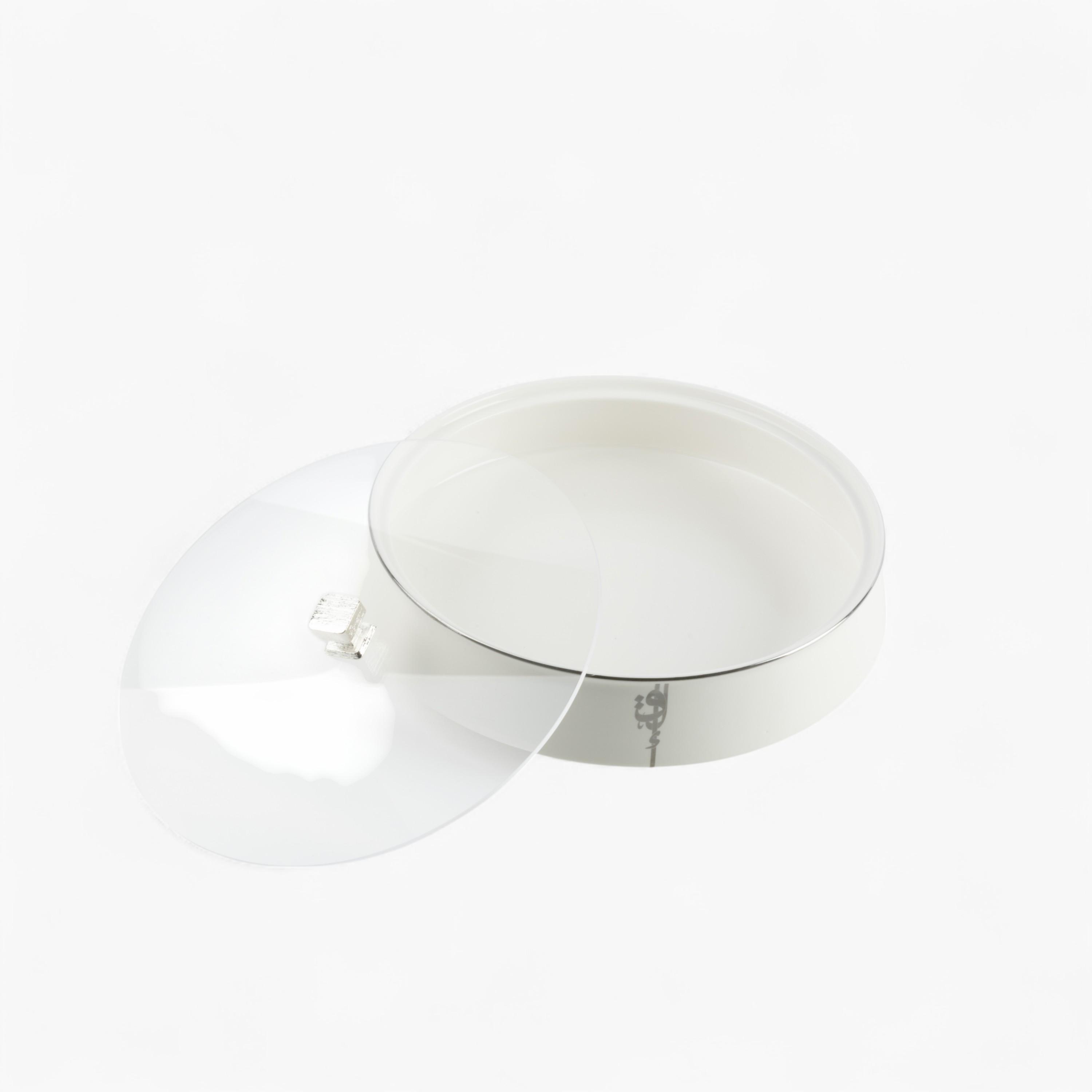 Arabic Calligraphy Detail Porcelain Date Bowl with Lid-household-dining-dinnerware-bowls-image-3