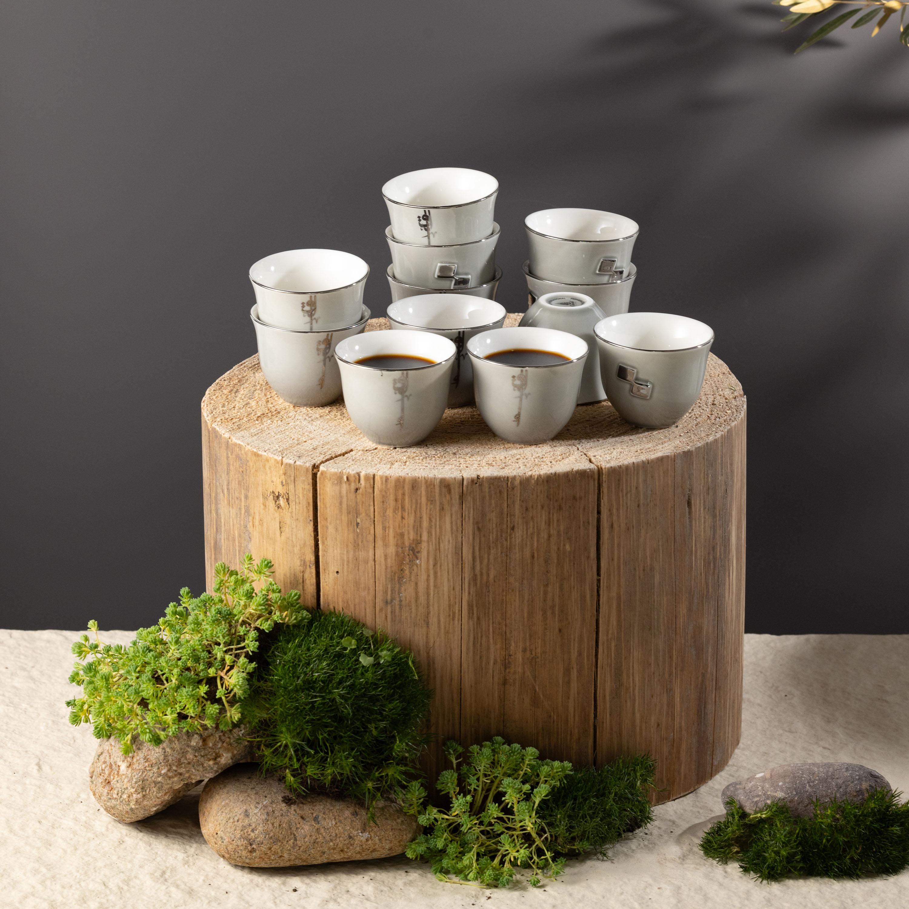 Embellished 12-Piece Porcelain Kahwa Set-household-dining-teaandcoffee-teaandcoffeesets-image-1