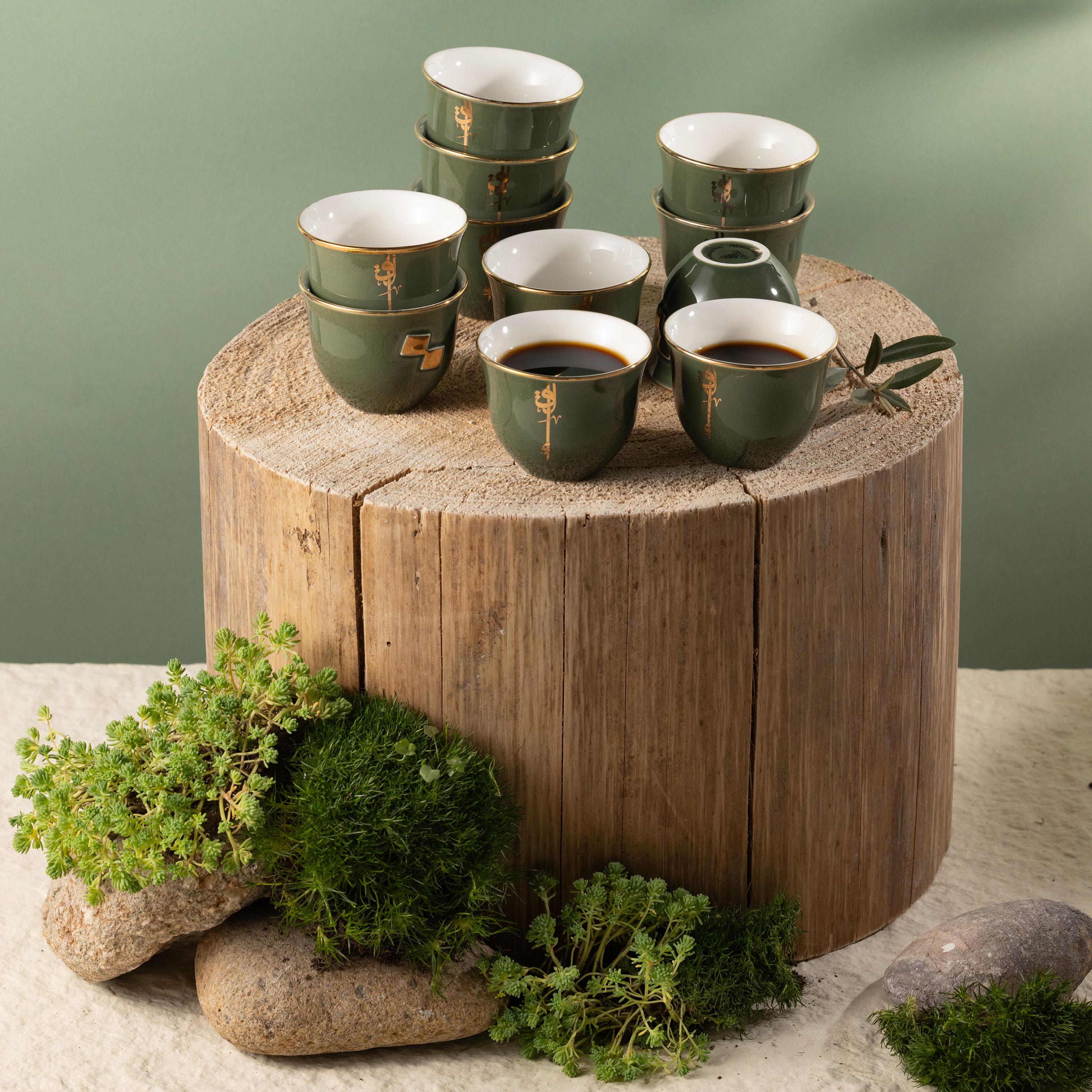 طقم قهوة بورسلان مزخرف 12 قطعة من أوتانتيك-household-dining-teaandcoffee-teaandcoffeesets-image-1