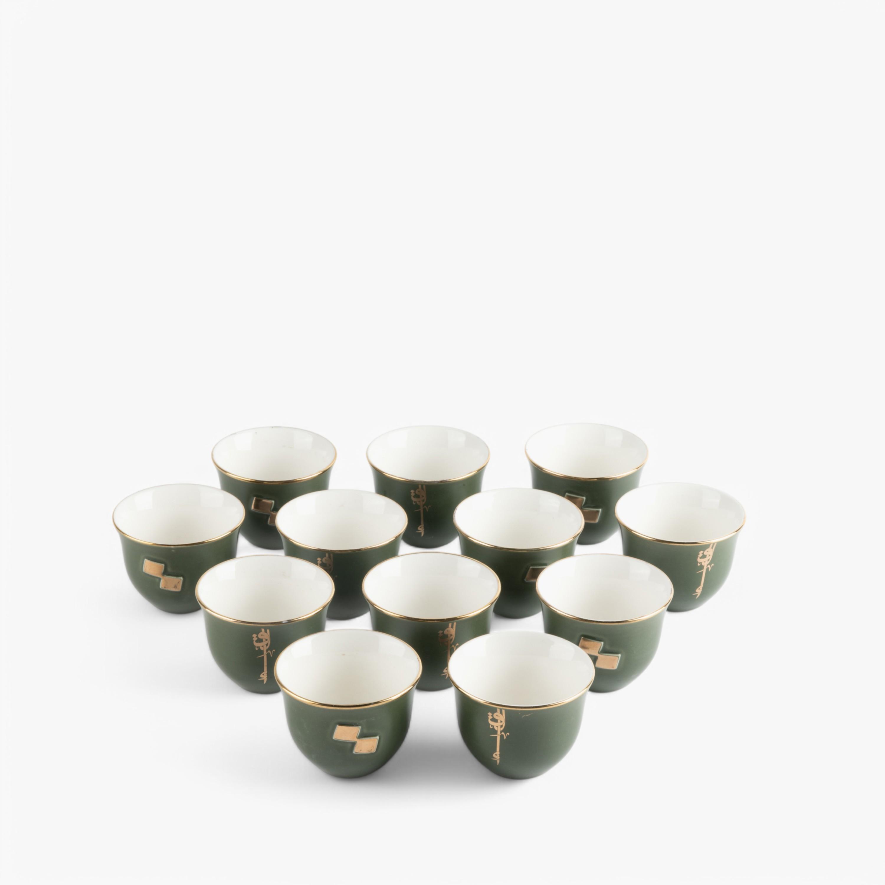 Embellished 12-Piece Porcelain Kahwa Set-household-dining-teaandcoffee-teaandcoffeesets-image-2