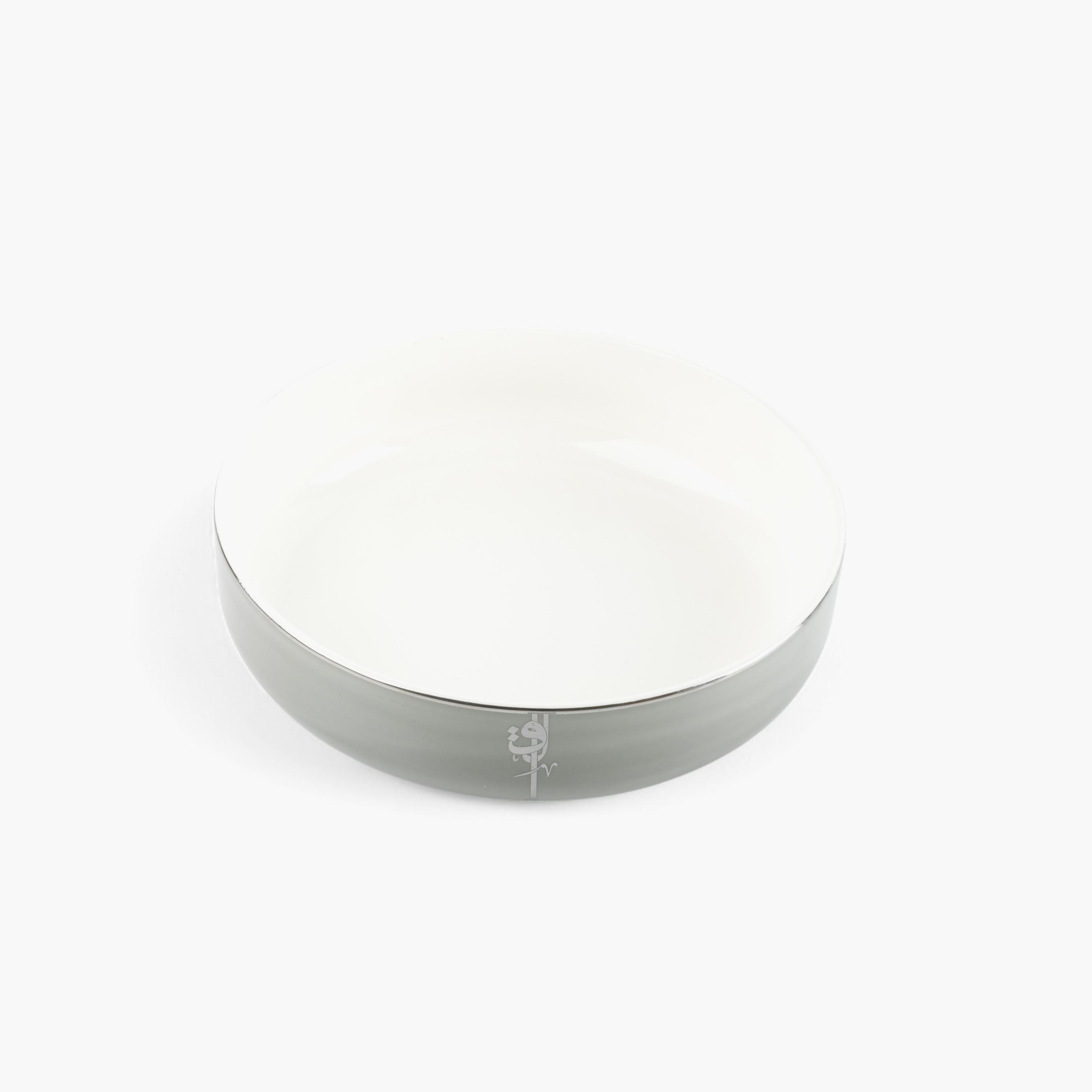 Arabic Calligraphy Detail Porcelain Serving Bowl-household-dining-dinnerware-bowls-image-2