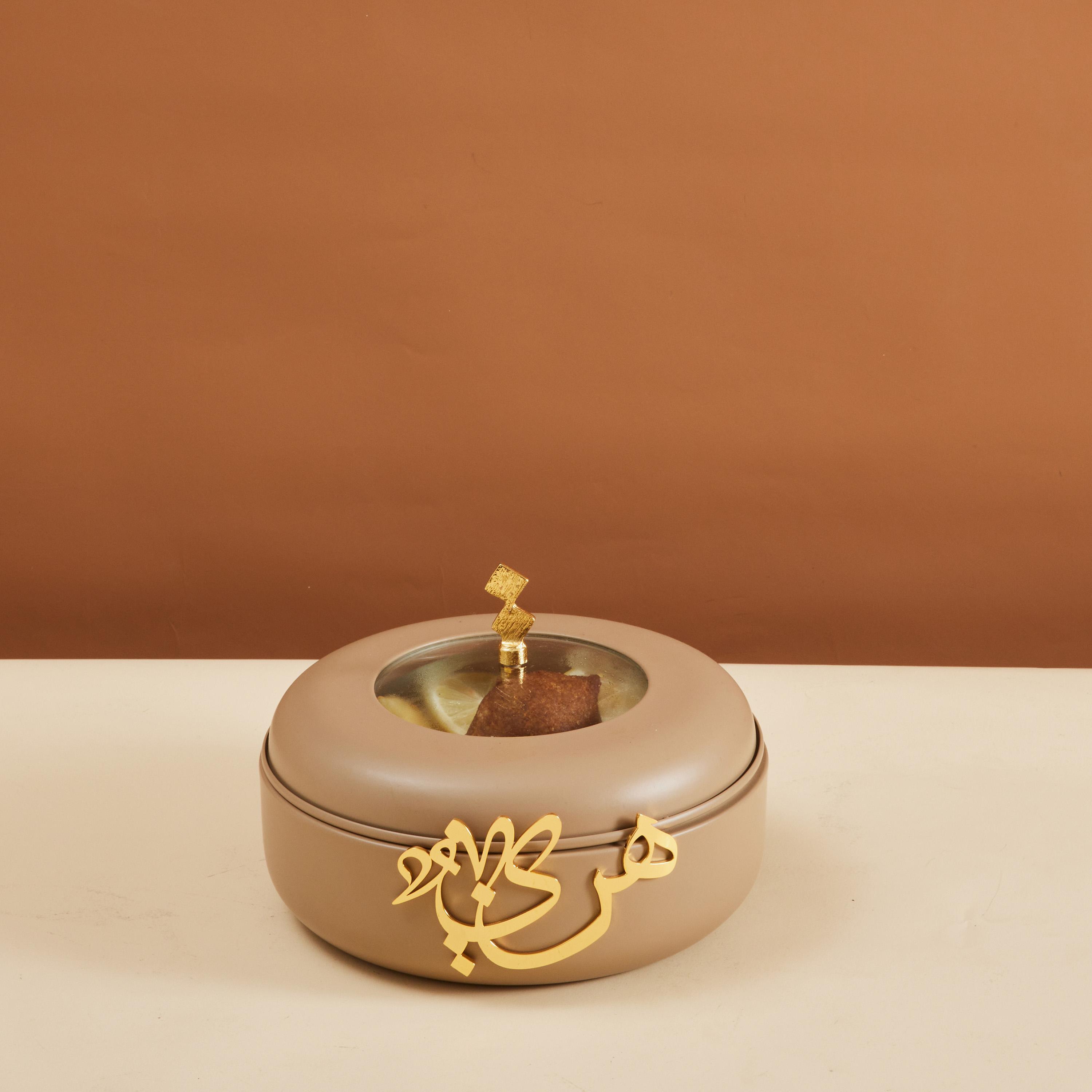 Calligraphy Accent Porcelain Serving Casserole with Lid-household-dining-serveware-foodwarmersandcasseroles-image-1