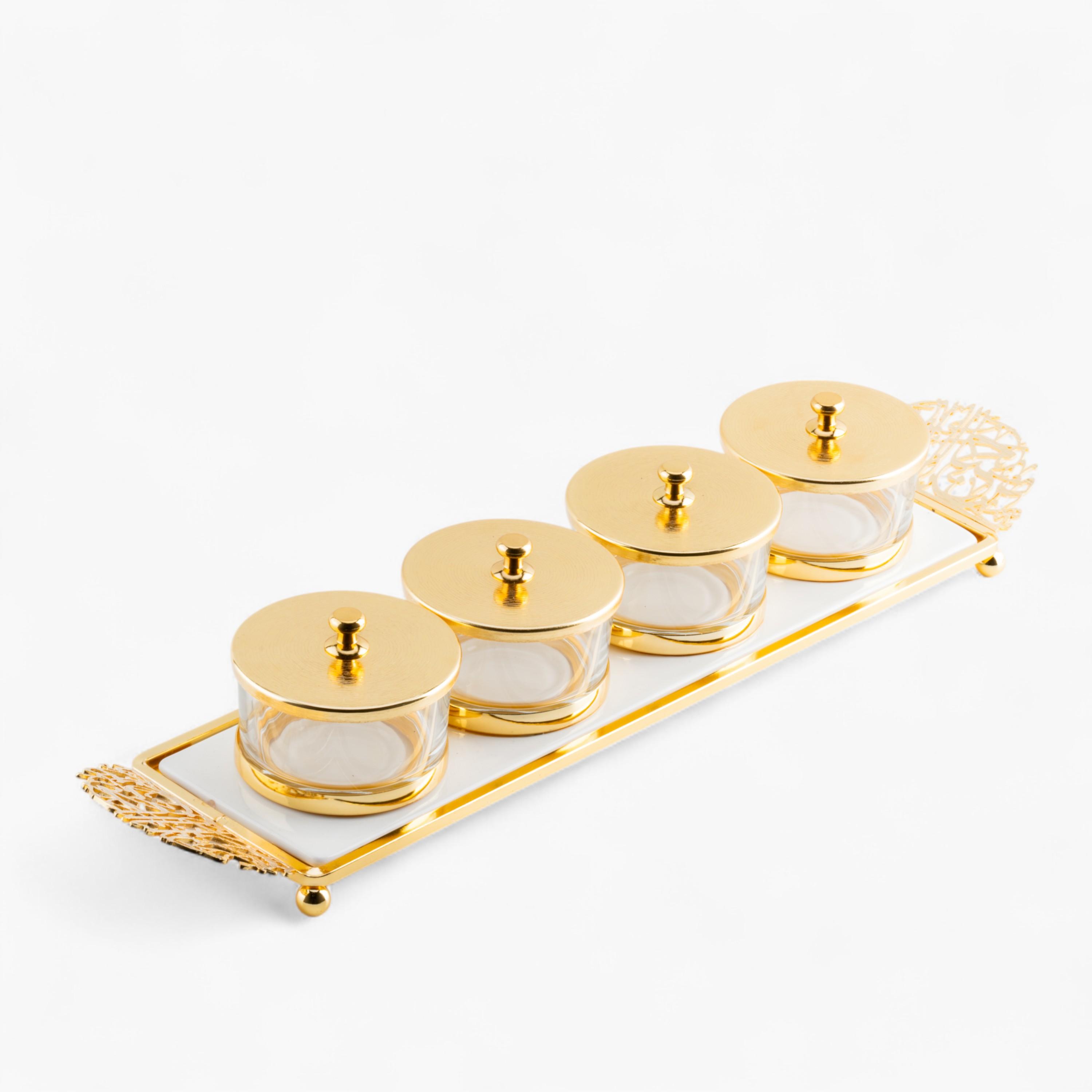 Decorative 9-Piece Serving Bowl and Tray Set-household-dining-dinnerware-bowls-image-2