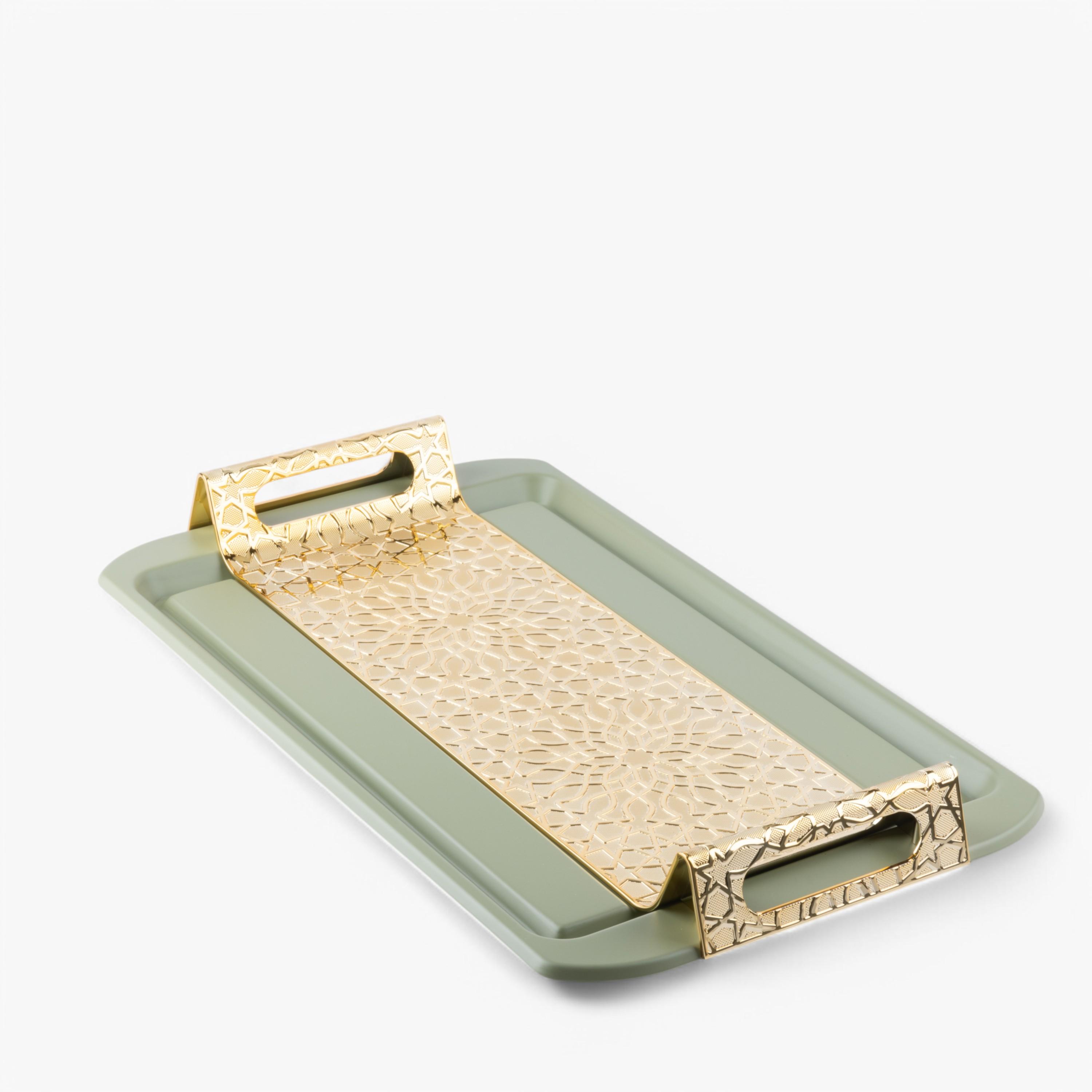 Embellished Stainless Steel Serving Tray-household-dining-serveware-servingtrays-image-2
