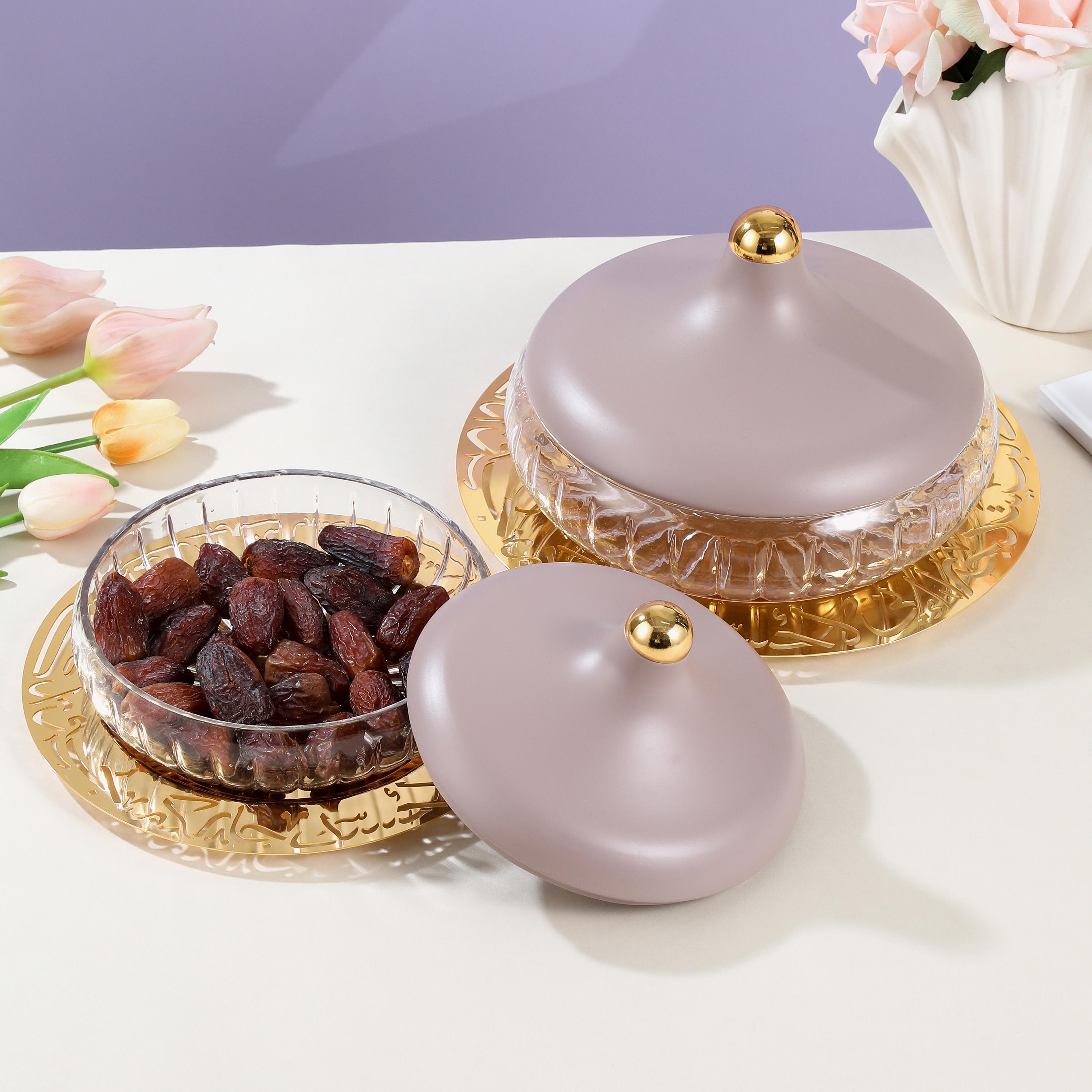 Calligraphy 3-Piece Serving Set with Lid-household-dining-dinnerware-bowls-image-1