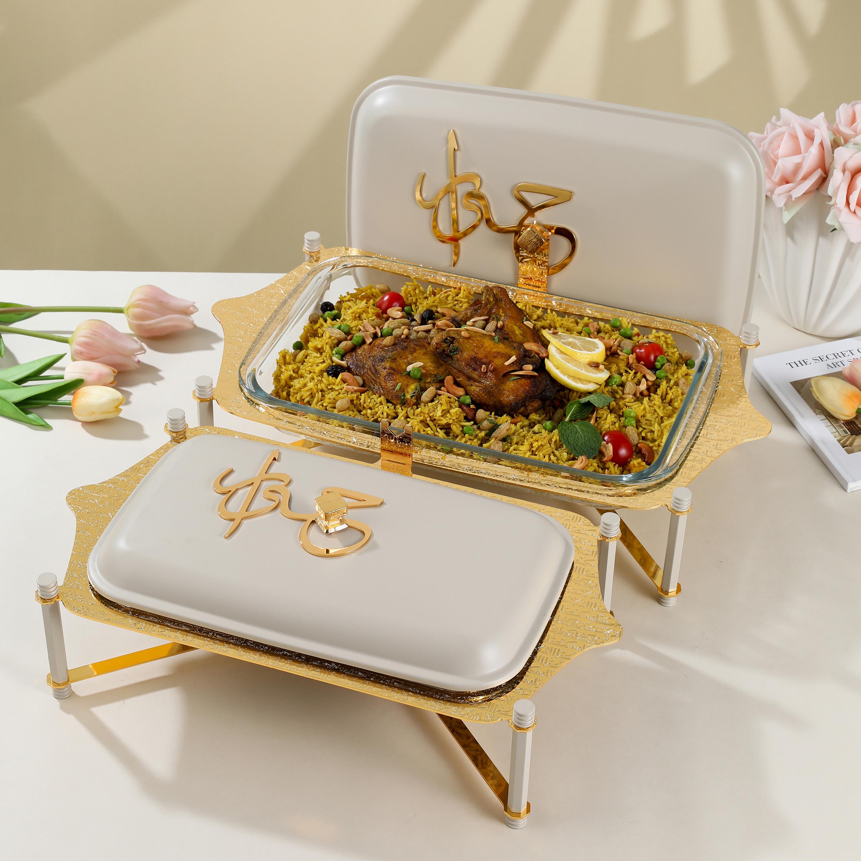 Embellished Food Warmer with Lid and Stand-household-dining-serveware-foodwarmersandcasseroles-image-1
