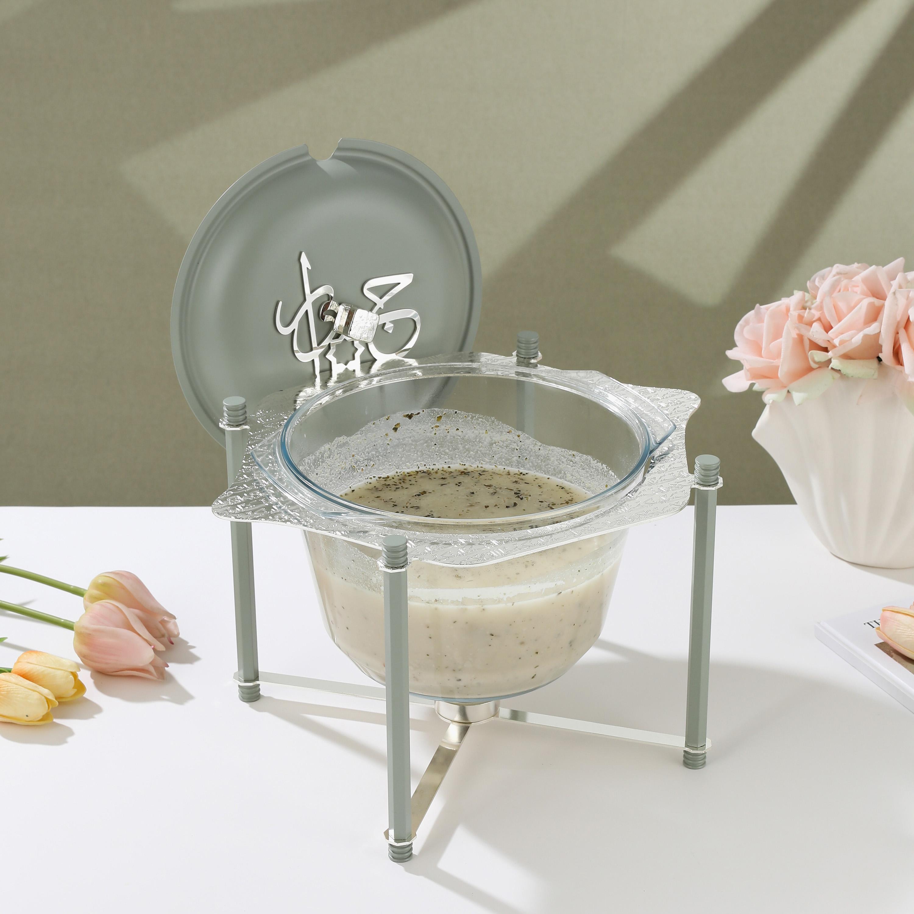 Calligraphy 3-Piece Food Warmer Set-household-dining-serveware-foodwarmersandcasseroles-image-1