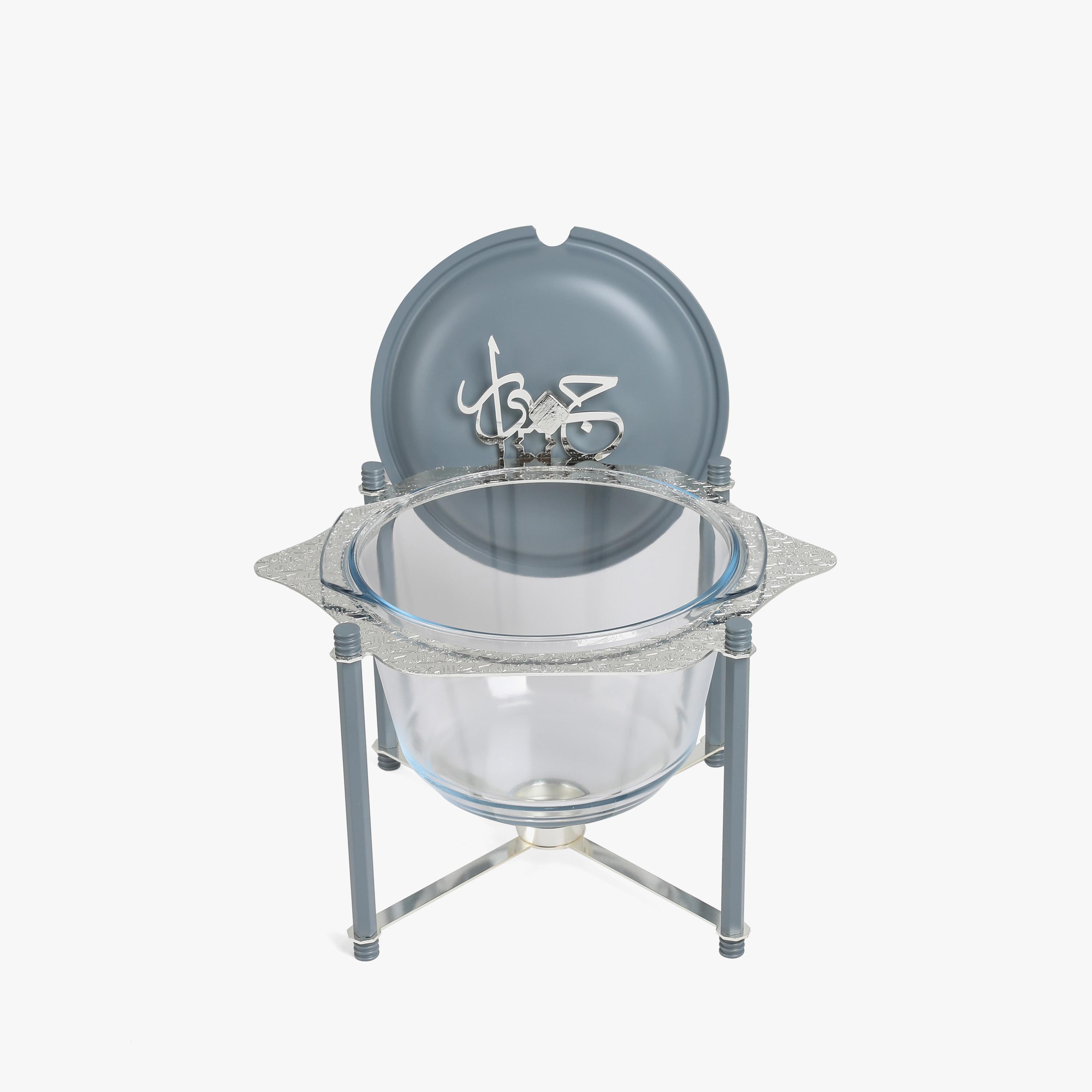 Arabic Calligraphy 3-Piece Food Warmer Set-household-dining-serveware-foodwarmersandcasseroles-image-3
