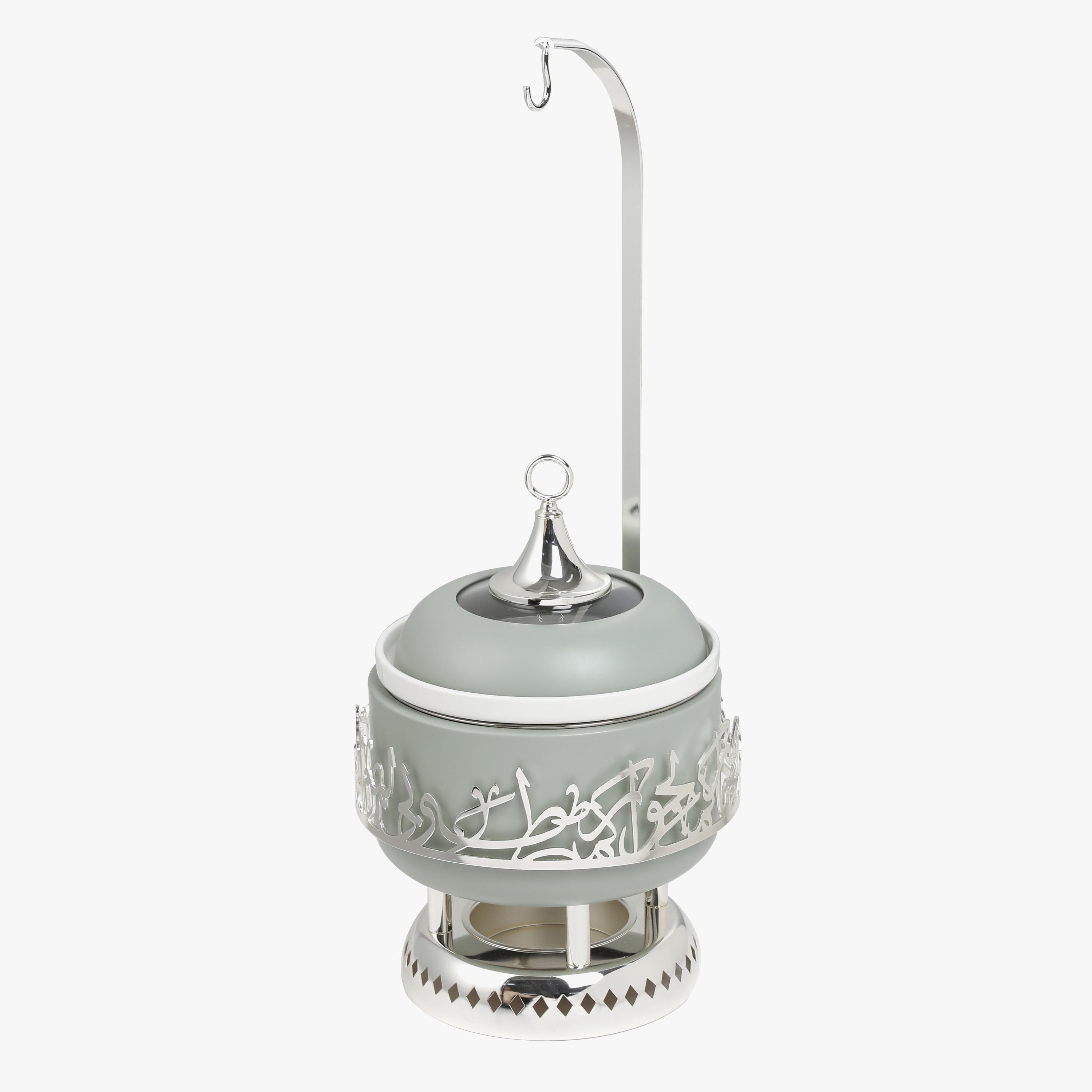 طقم تسخين طعام ستانلس ستيل بتزيينات الخط العربي 3 قطع من أوتانتيك-household-dining-serveware-foodwarmersandcasseroles-image-6