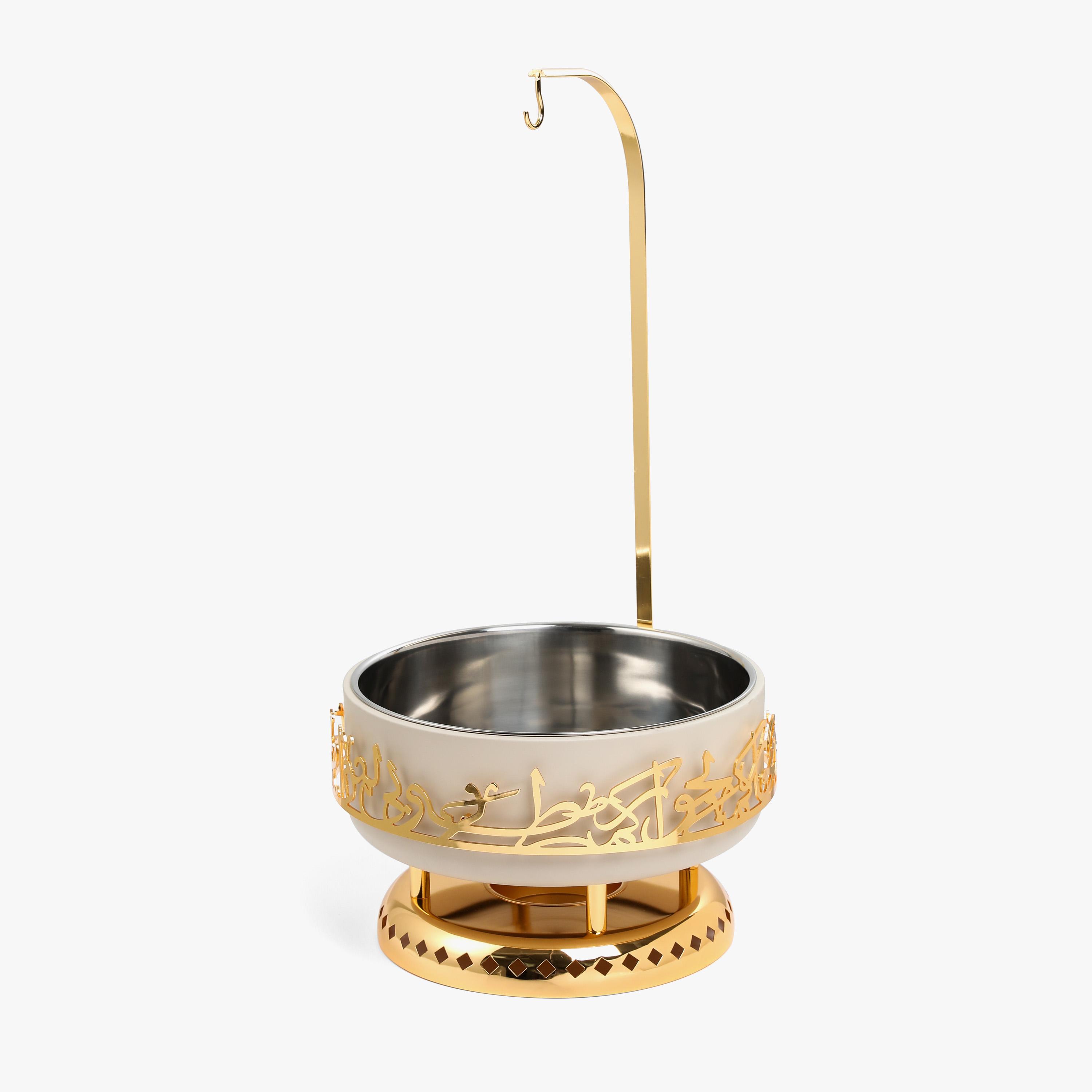 Arabic Calligraphy 3-Piece Stainless Steel Food Warmer Set-household-dining-serveware-foodwarmersandcasseroles-image-5
