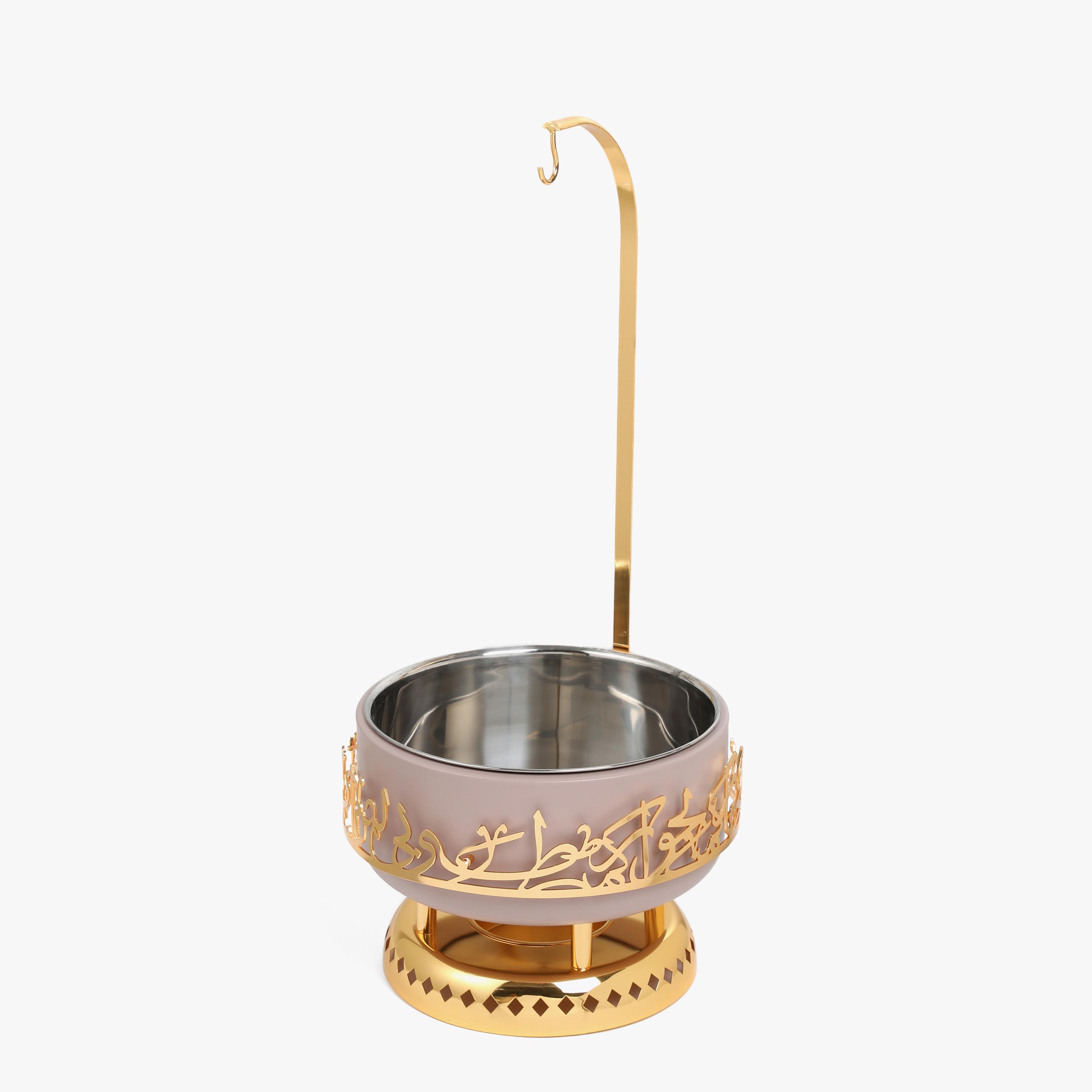 Arabic Calligraphy 3-Piece Stainless Steel Food Warmer Set-household-dining-serveware-foodwarmersandcasseroles-image-4