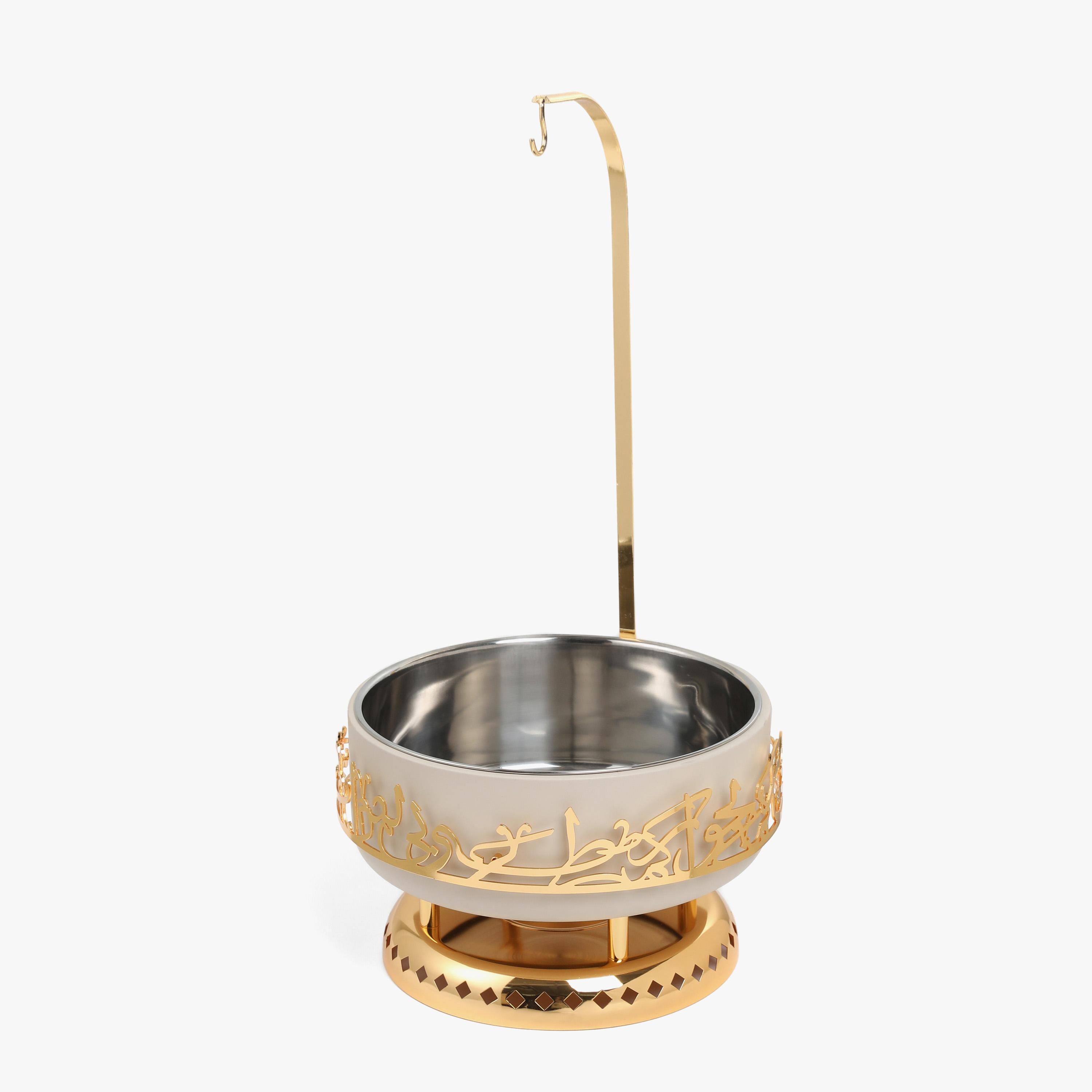 طقم سخانات طعام ستانلس ستيل بزينة خط عربي 3 قطع من أوتانتيك-household-dining-serveware-foodwarmersandcasseroles-image-6