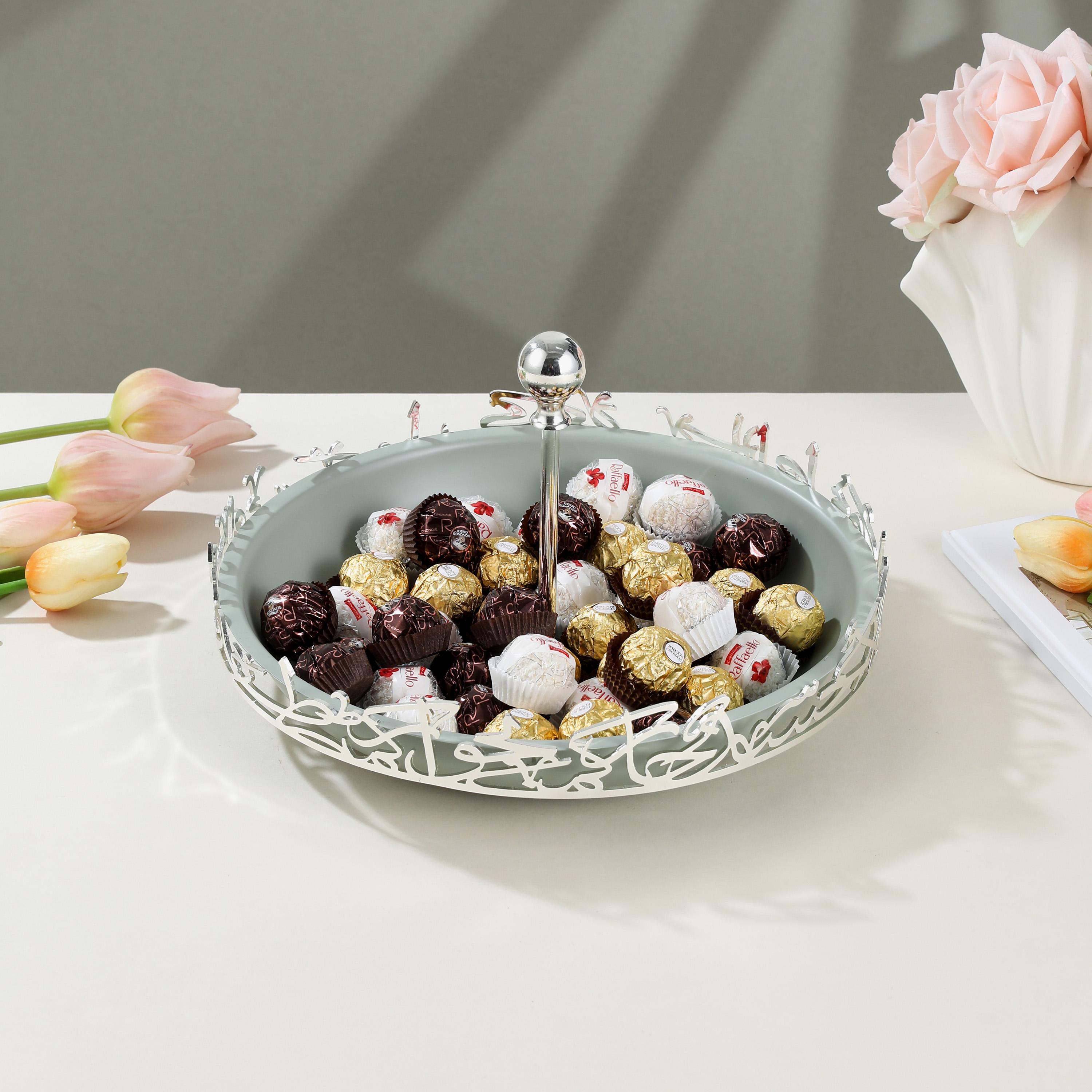 Calligraphy Accent Cake Stand-household-dining-serveware-cakestands-image-1
