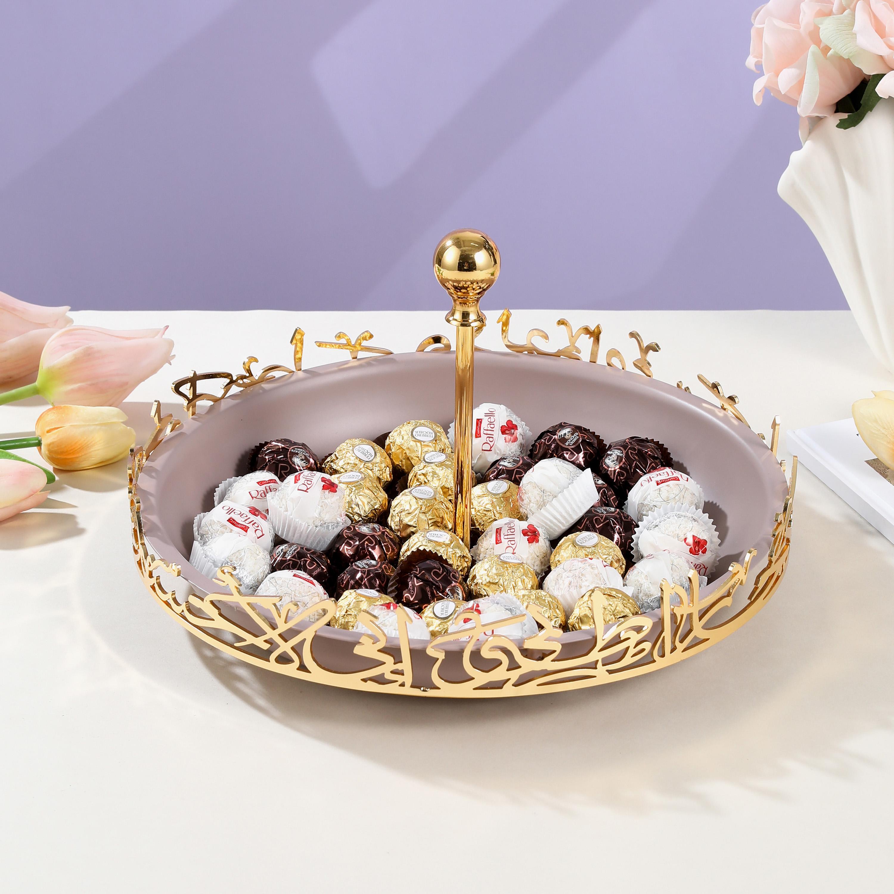 Calligraphy Accent Cake Stand-household-dining-serveware-cakestands-image-1