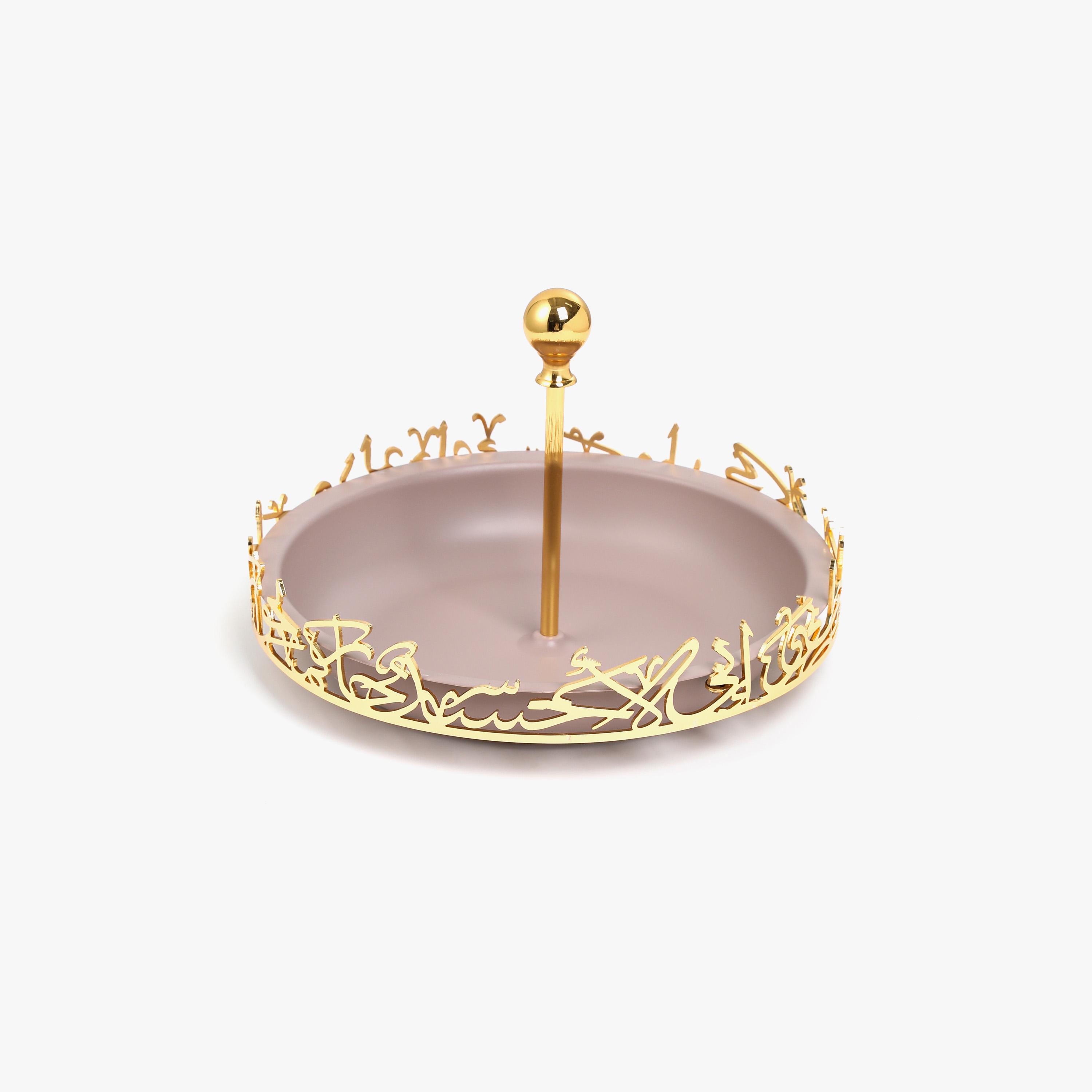 Calligraphy Accent Cake Stand-household-dining-serveware-cakestands-image-3