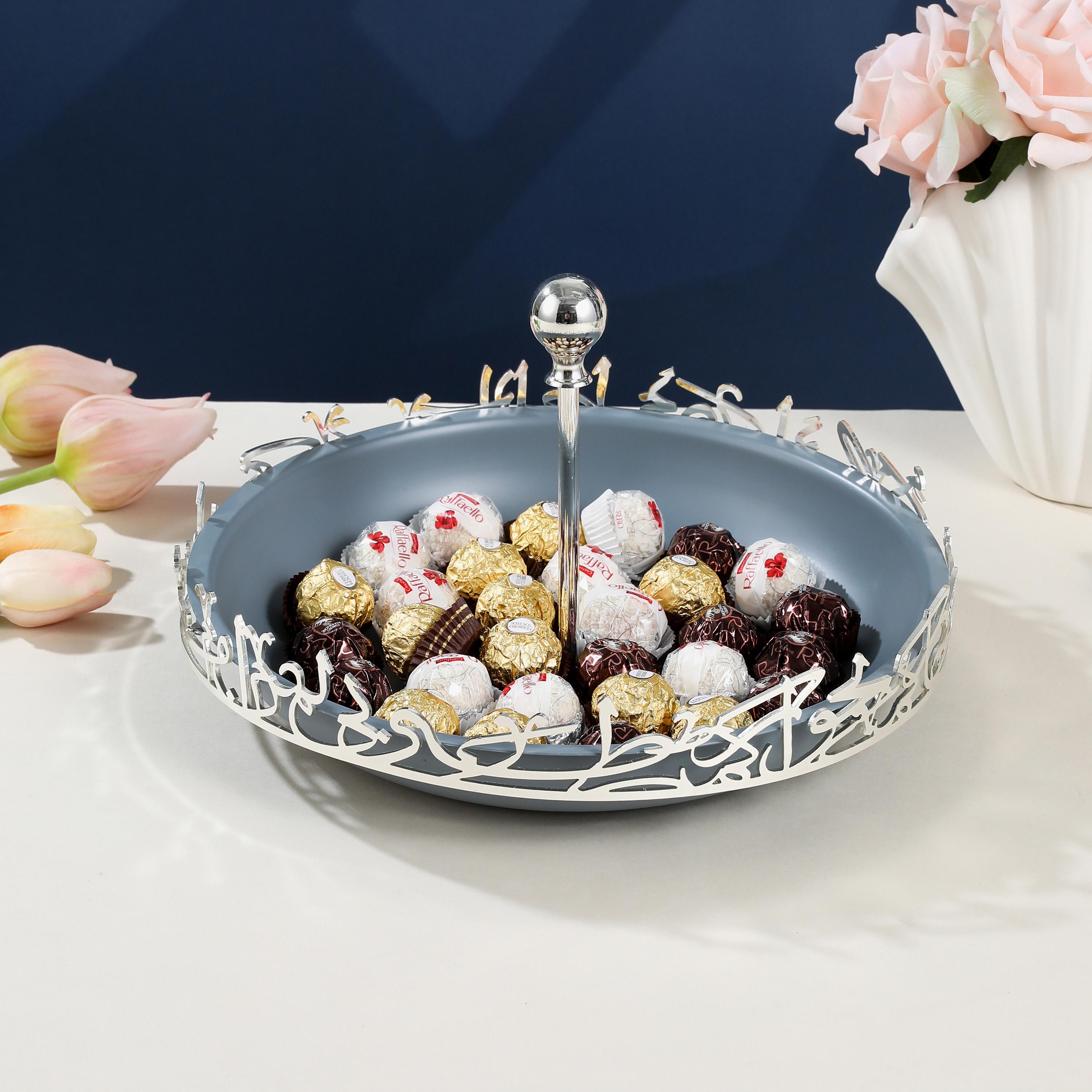 Calligraphy Accent Cake Stand-household-dining-serveware-cakestands-image-1