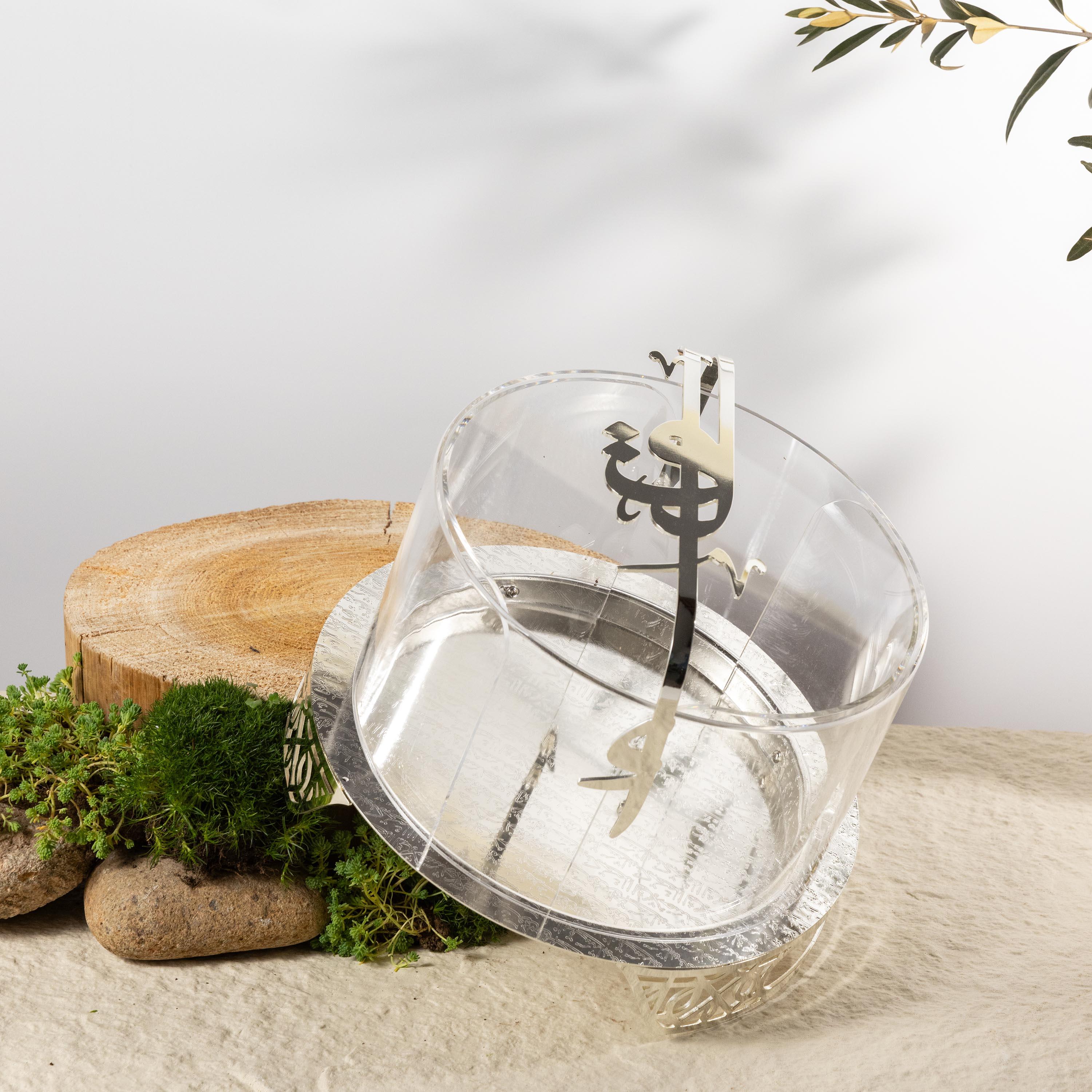 طقم بوفيه 3 قطع بزينة الخط العربي من أوتانتيك-household-dining-serveware-servingplatters-image-1