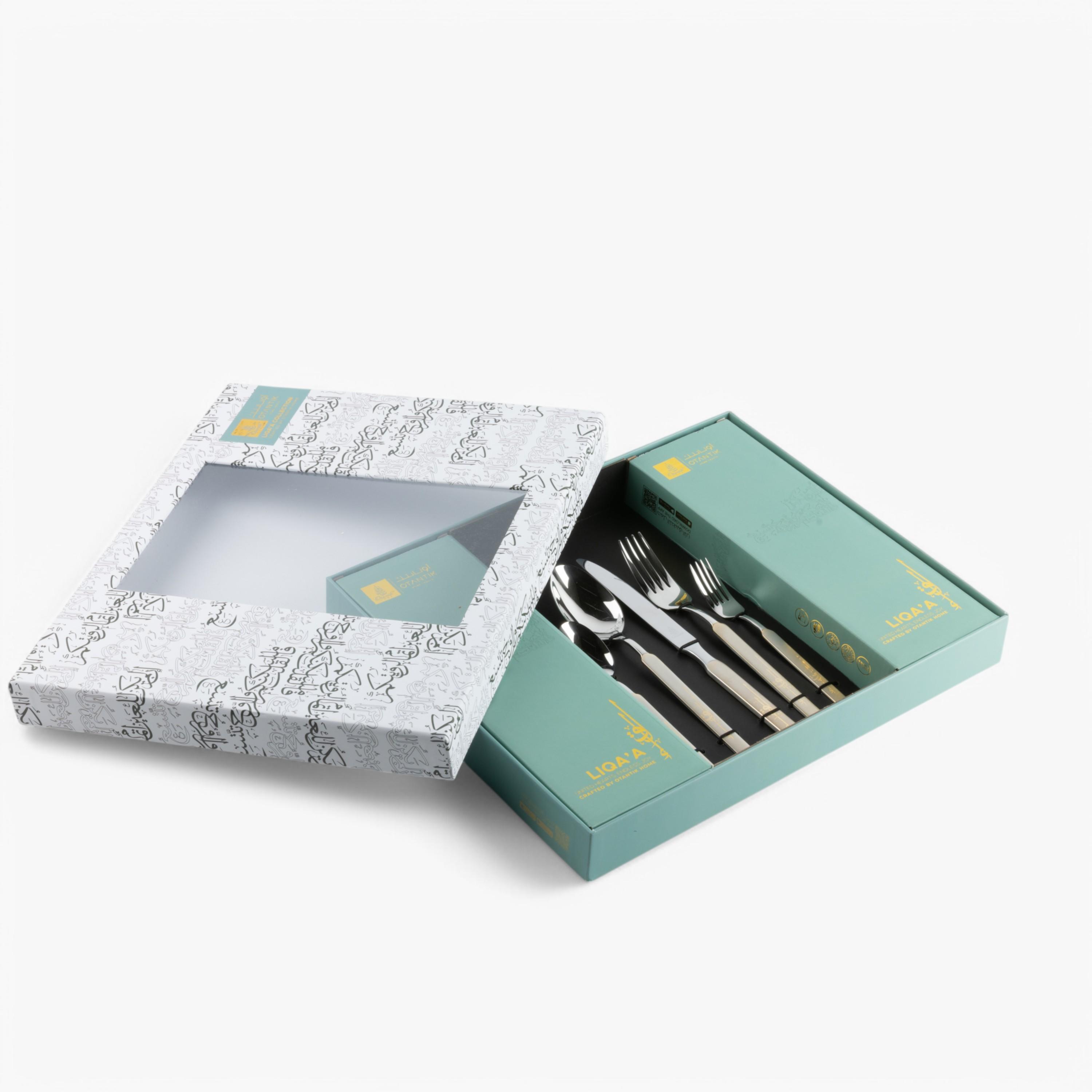 طقم أدوات مائدة ستانليس ستيل 5 قطع من أوتانتيك-household-dining-cutlery-cutlerysets-image-3