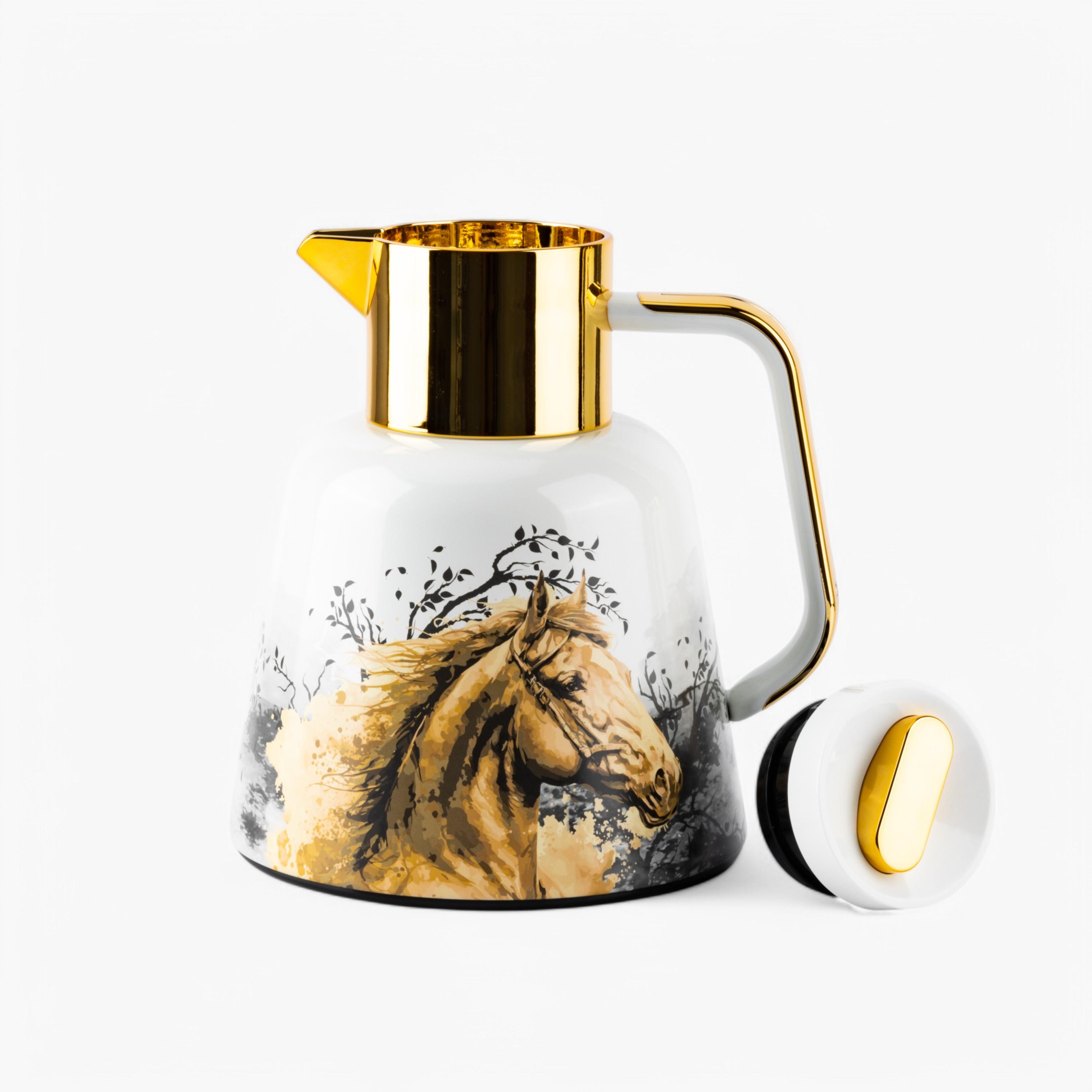 Horse Print Vacuum Flask-household-dining-teaandcoffee-vacuumflaskscoffeeandteapots-image-2
