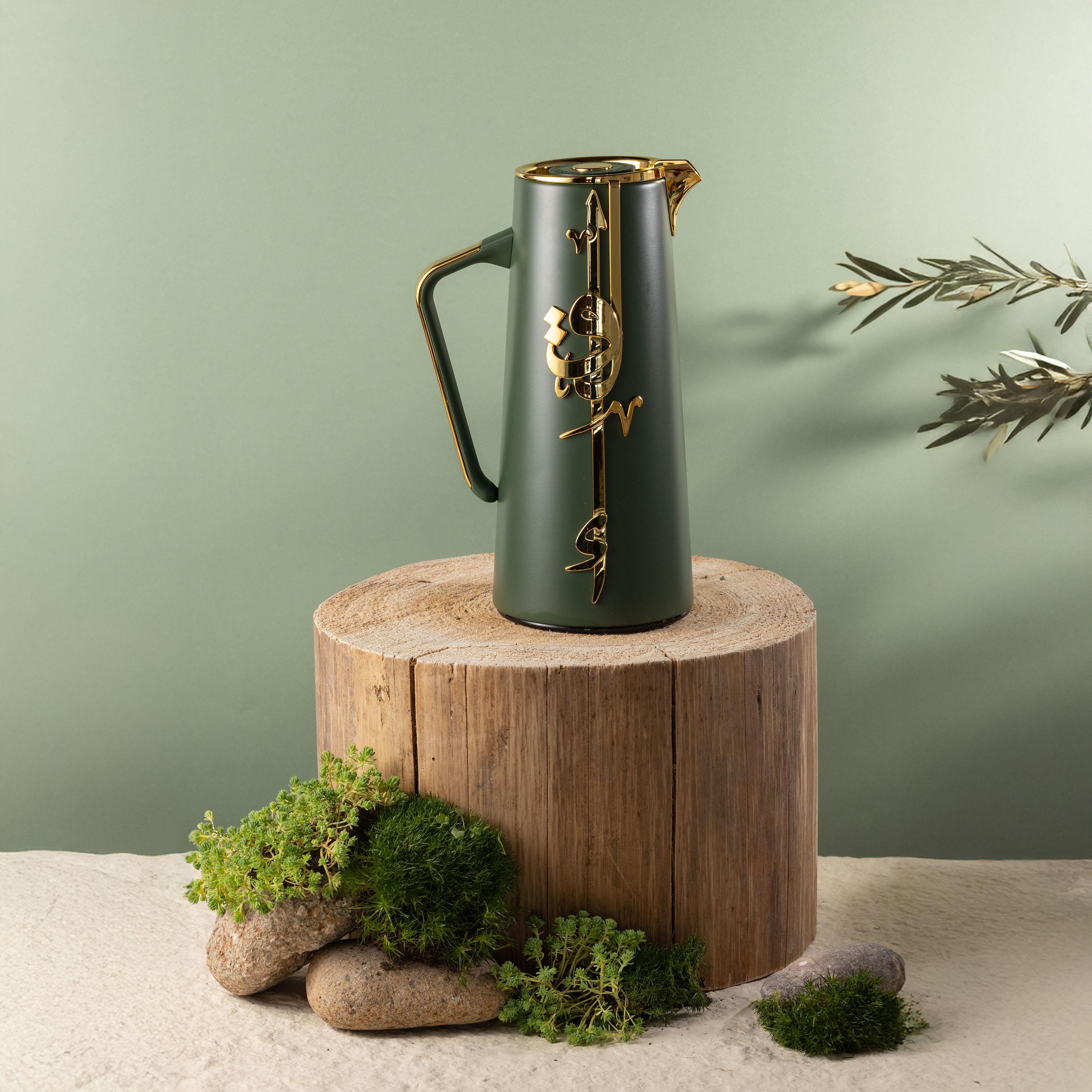 Calligraphy Accent Vacuum Flask-household-dining-teaandcoffee-vacuumflaskscoffeeandteapots-image-1