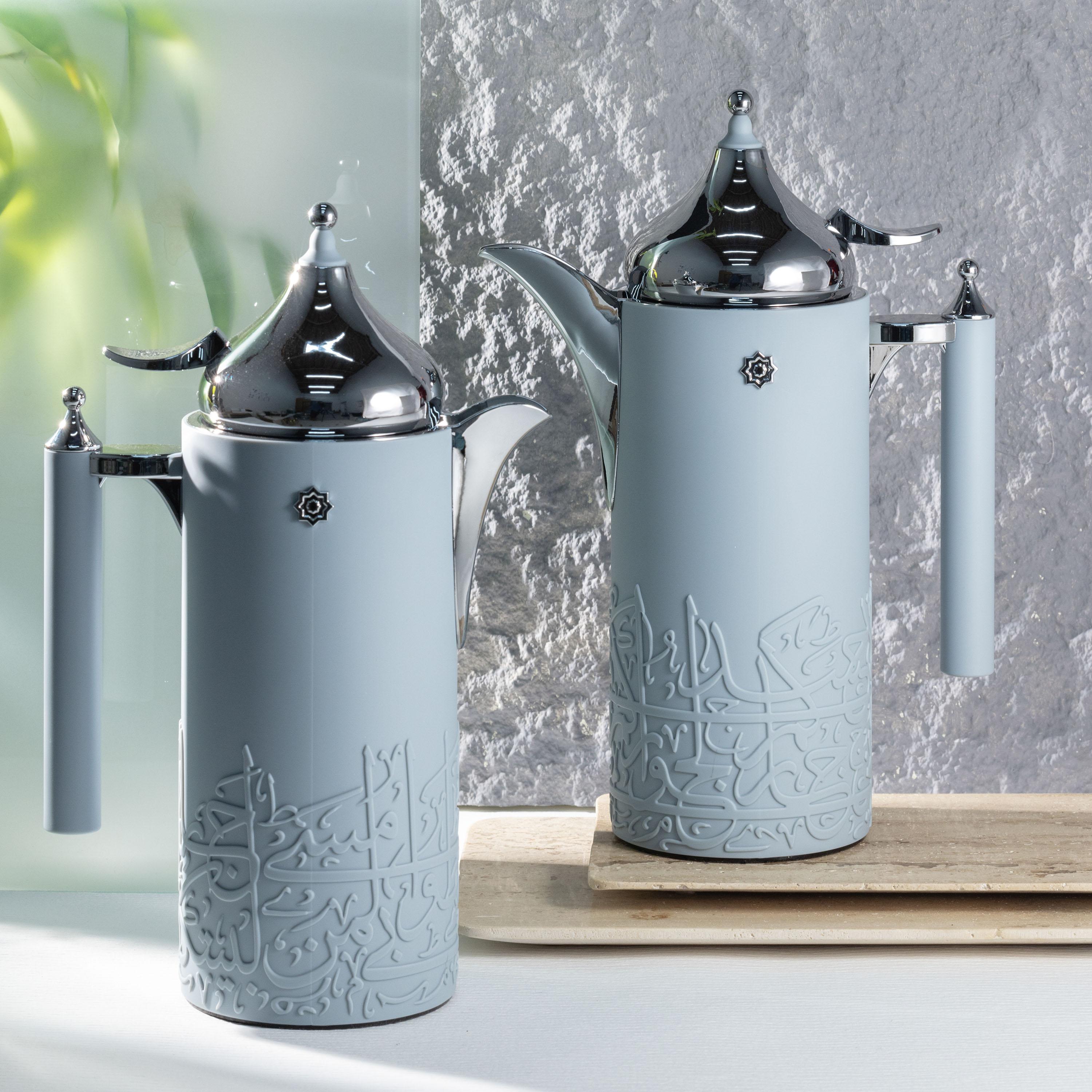 Calligraphy Embossed 2-Piece Vacuum Flask Set-household-dining-teaandcoffee-vacuumflaskscoffeeandteapots-image-1