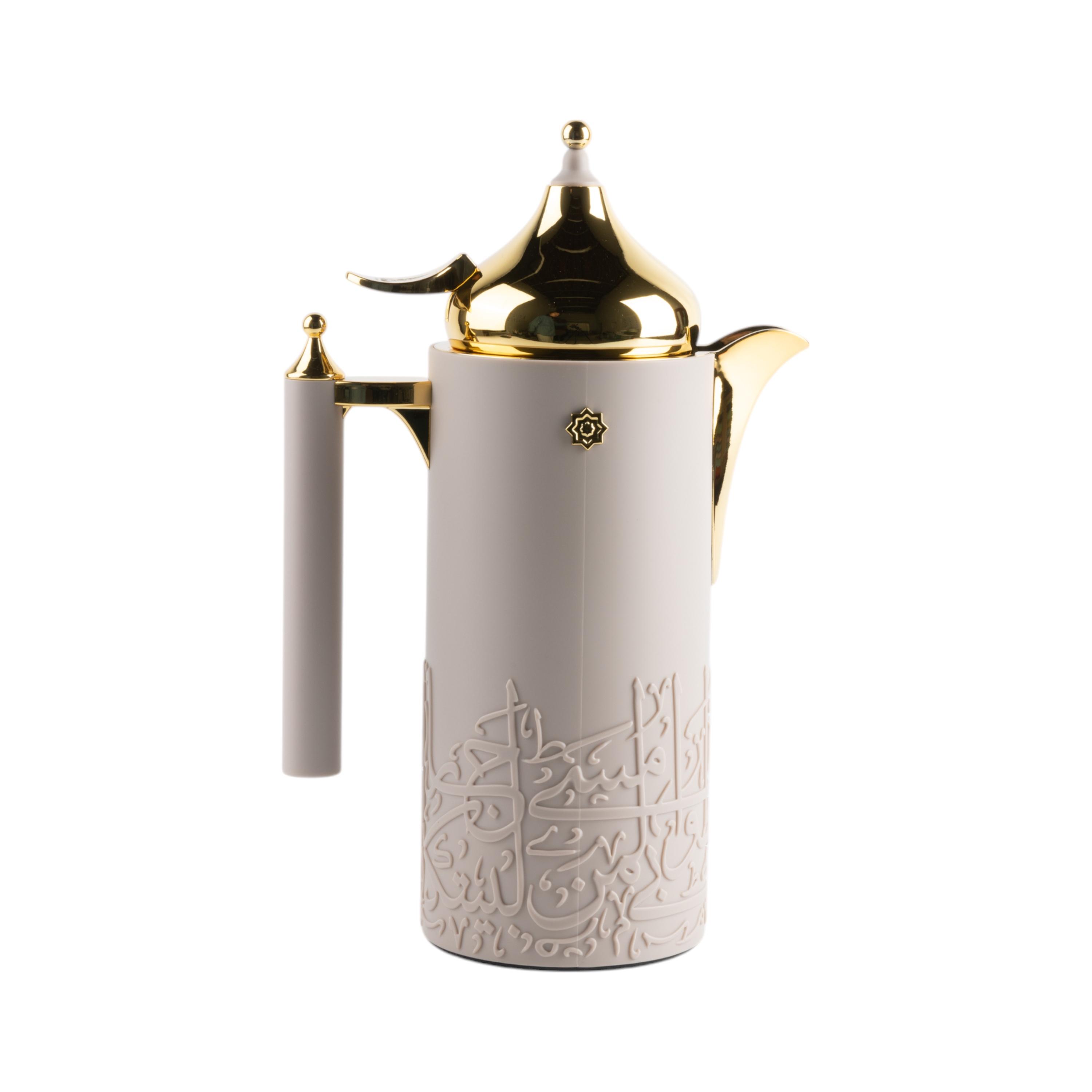 طقم ترمس بنقوش بالخط العربي قطعتين من أوتانتيك-household-dining-teaandcoffee-vacuumflaskscoffeeandteapots-image-2