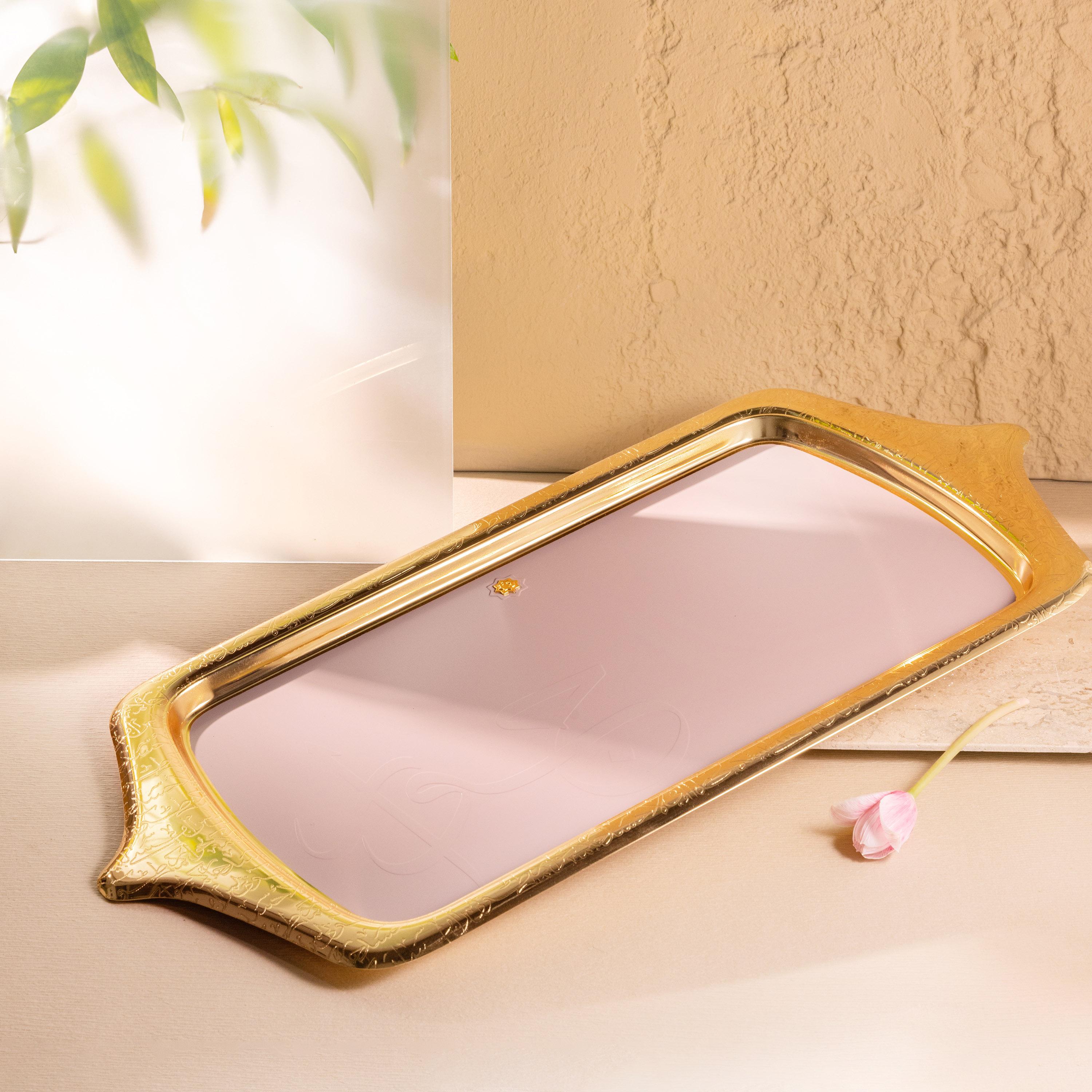 صينية تقديم ستانلس ستيل منقوشة من أوتانتك-household-dining-serveware-servingtrays-image-1