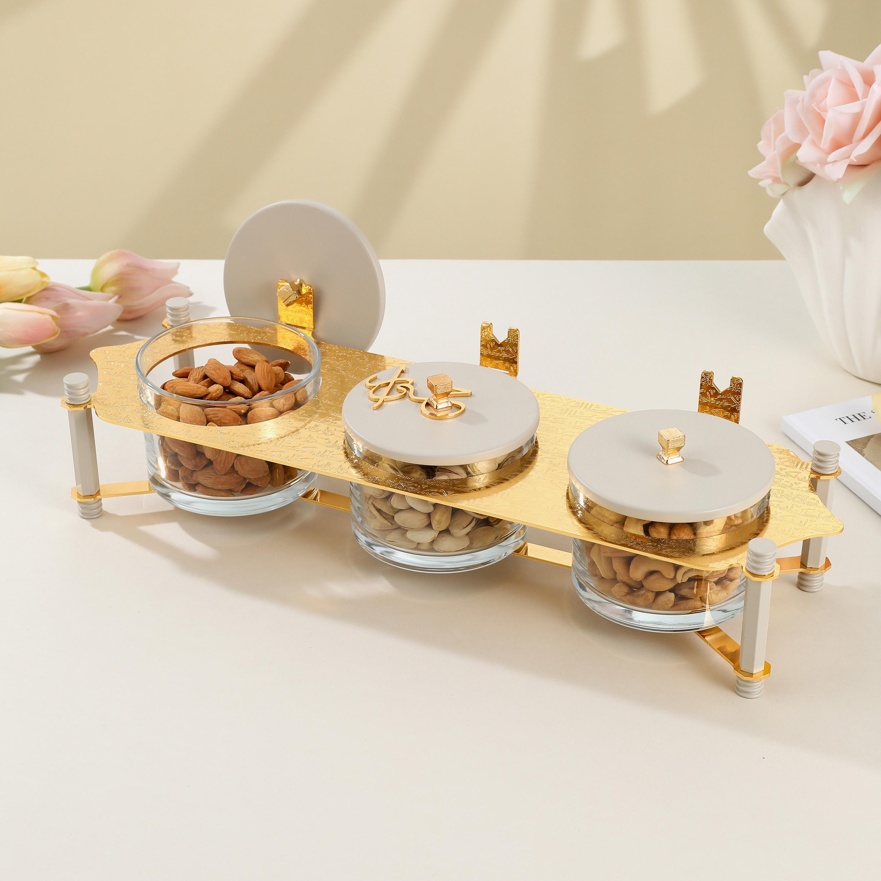طقم تقديم ستانلس ستيل من أوتانتيك - 7 قطع-household-dining-dinnerware-bowls-image-1