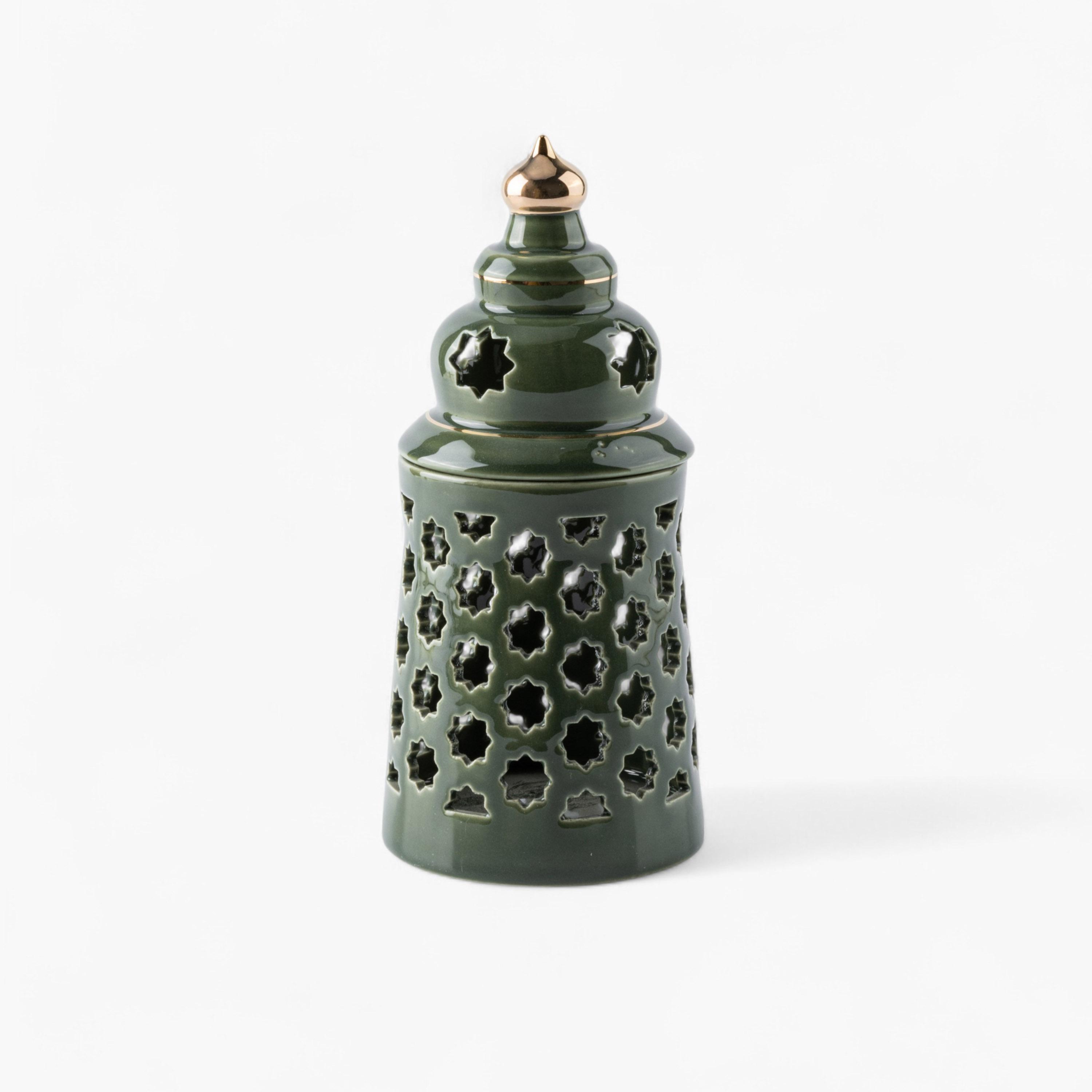 Flameless Candle with Porcelain Candleholder-household-decor-candleholdersandlanterns-image-4