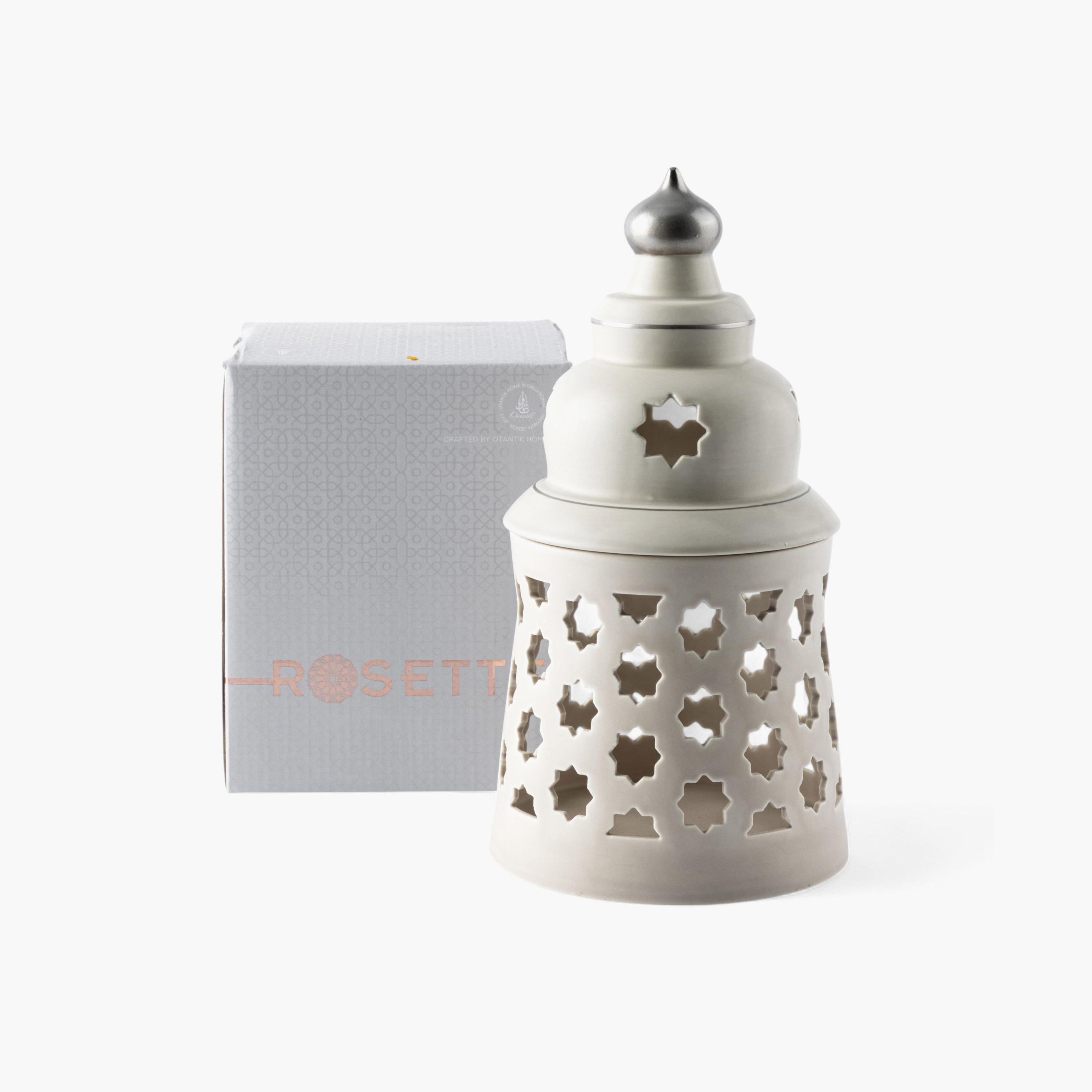 شمعة بدون لهب مع حامل شموع من البورسلان - أوتانتيك-household-decor-candleholdersandlanterns-image-2