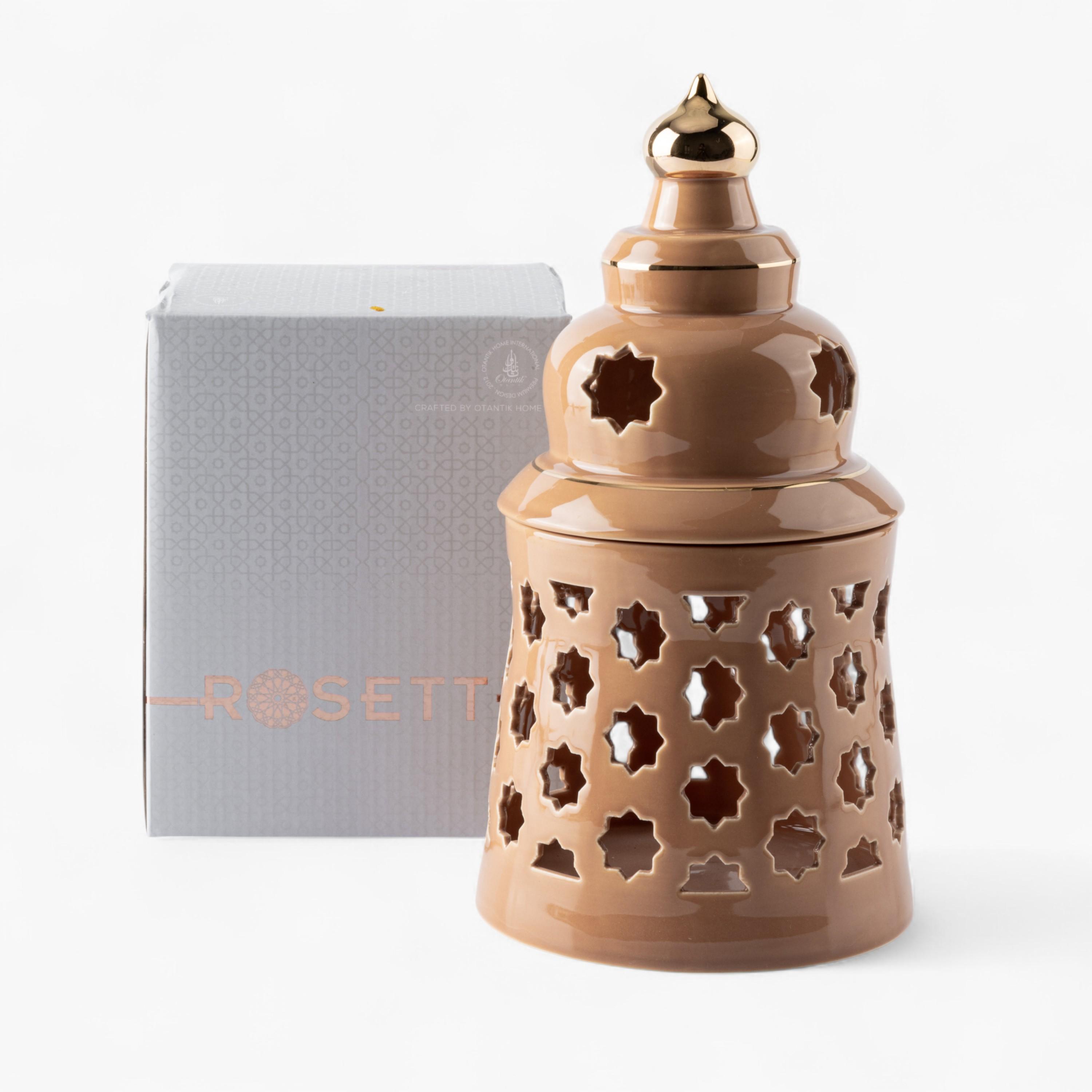 شمعة بدون لهب مع حامل شموع من البورسلان - أوتانتيك-household-decor-candleholdersandlanterns-image-2
