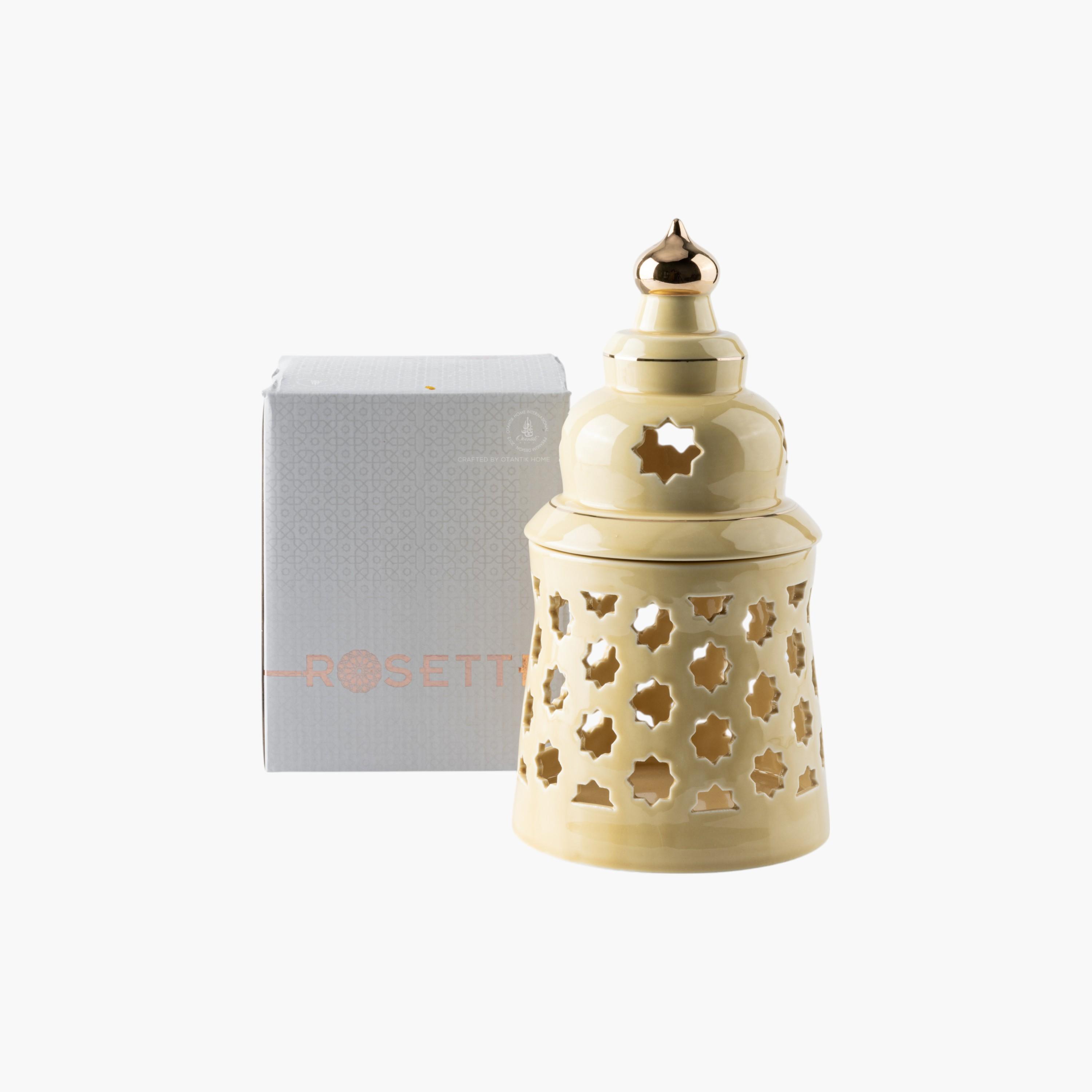 شمعة بلا لهب مع حامل شموع بورسلان من أوتانتك-household-decor-candleholdersandlanterns-image-2