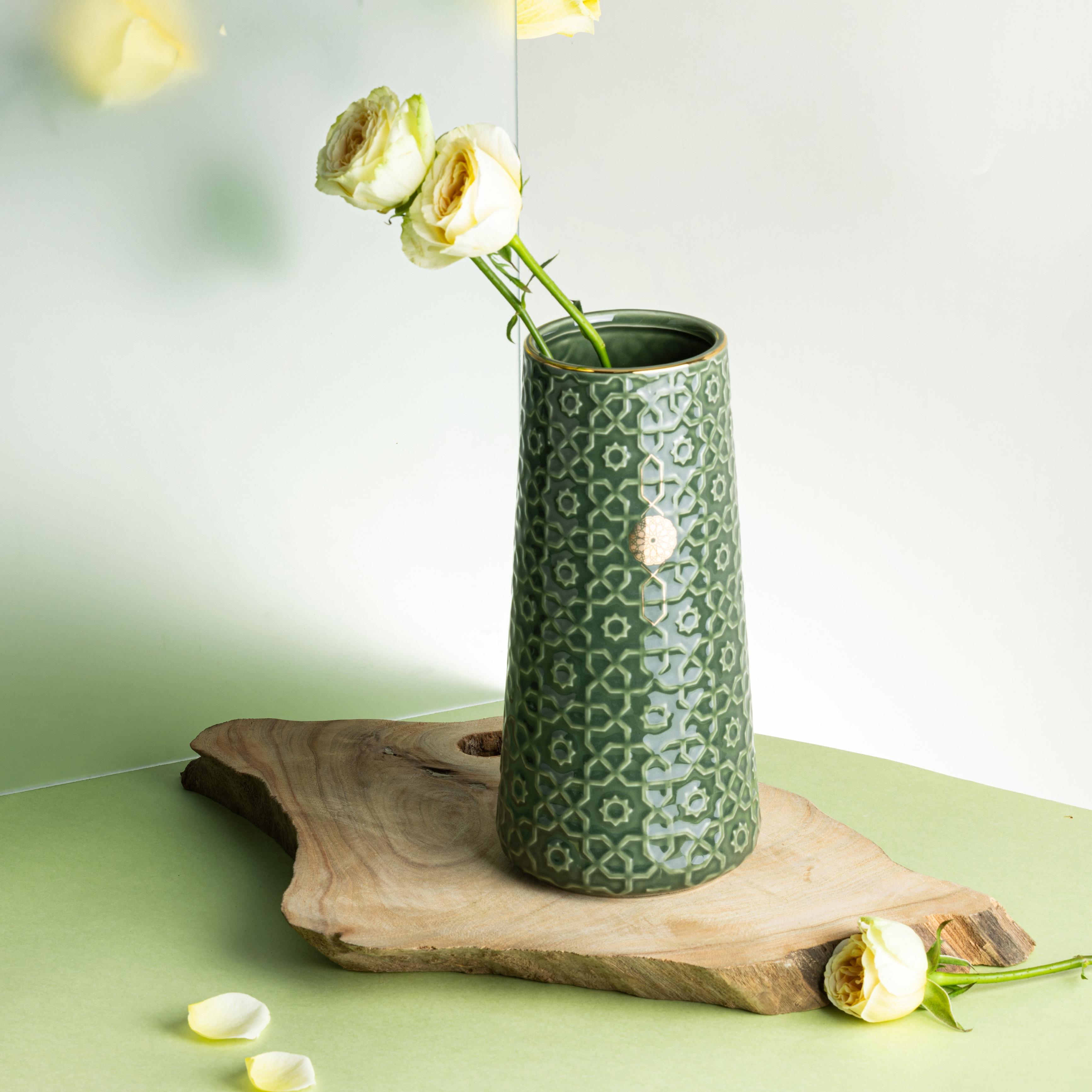 Porcelain Flower Vase-household-decor-vasesandbowls-image-1