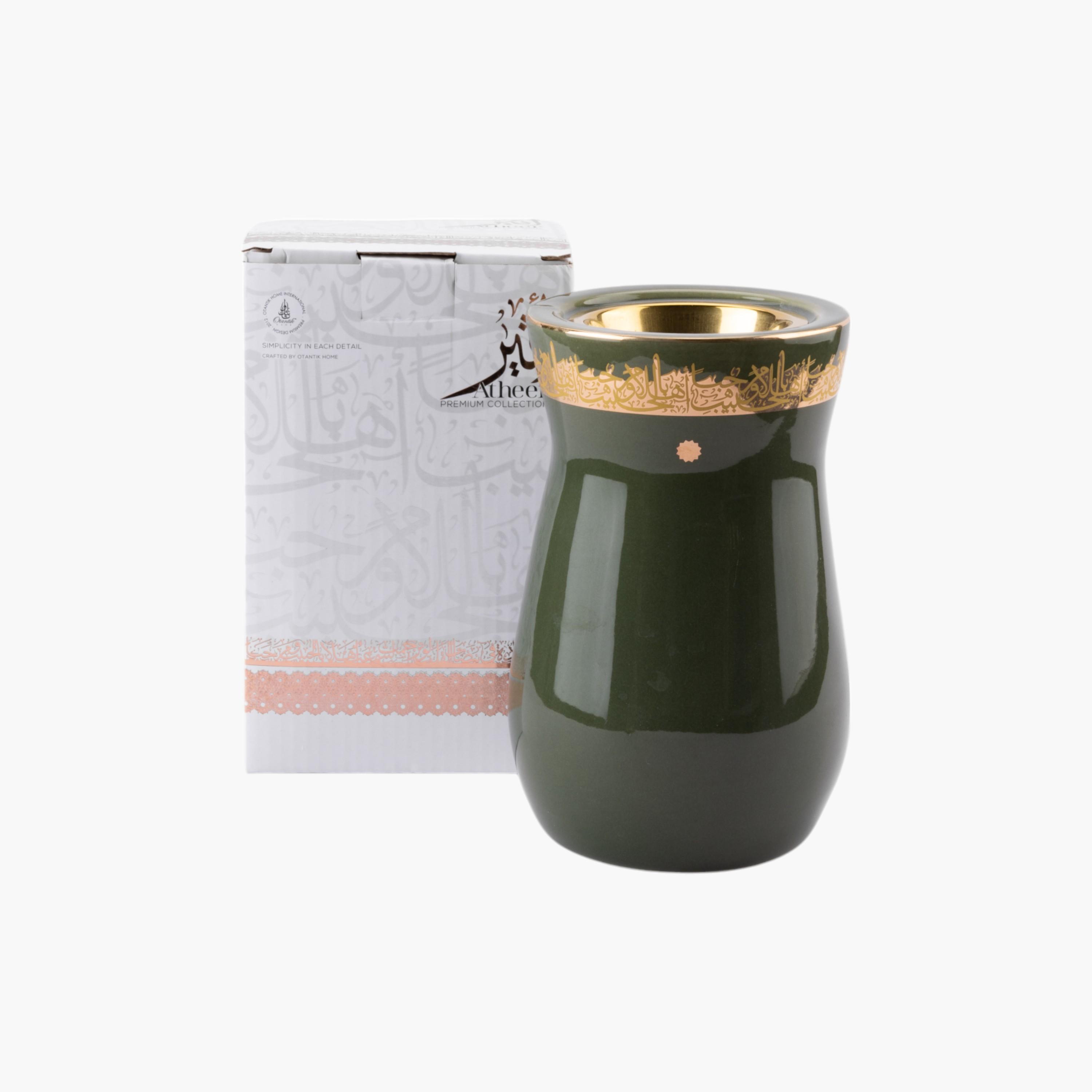Arabic Print Porcelain Incense Burner-household-homefragrance-burners-image-3