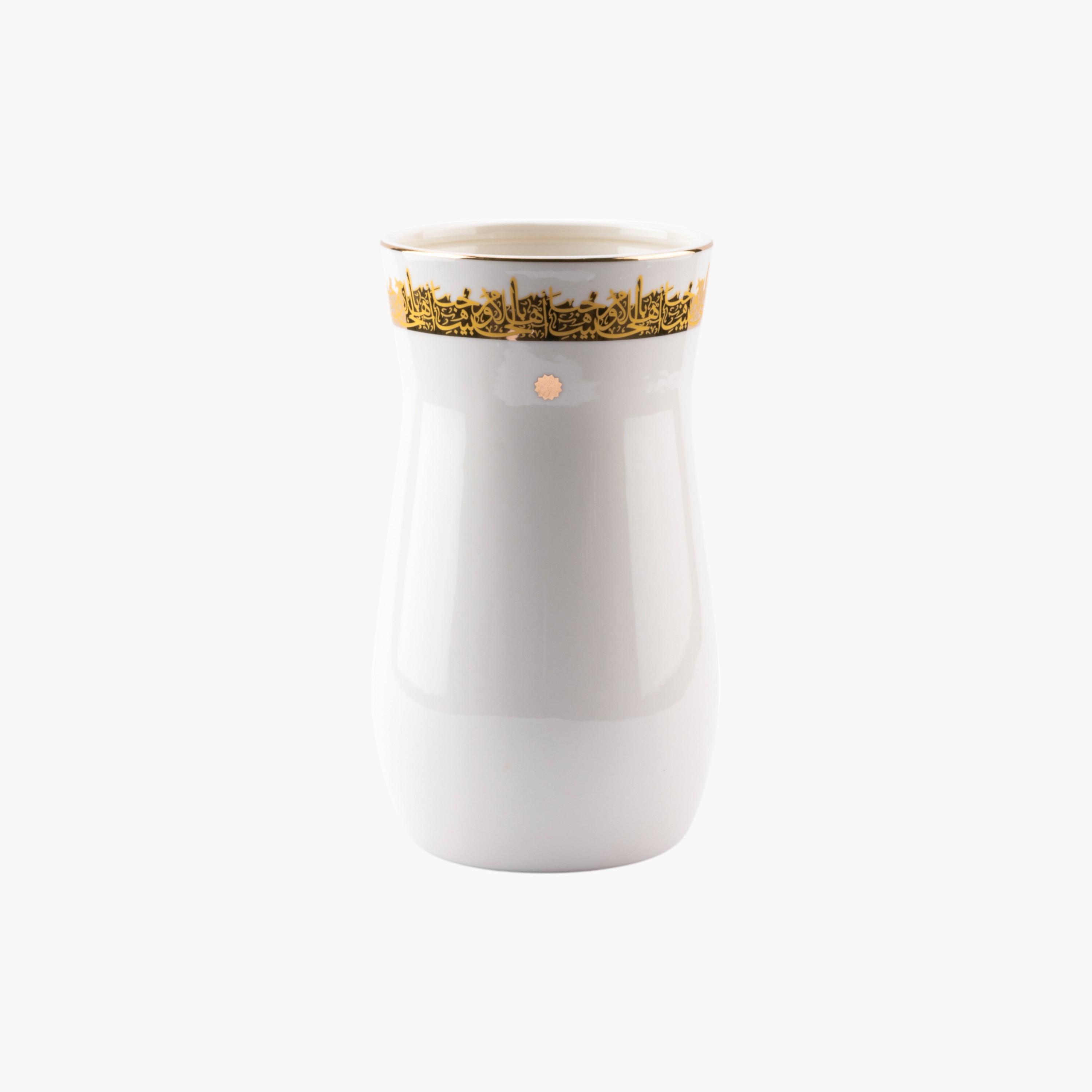 مزهرية بورسلان بطبعات عربية من أوتانتيك-household-decor-vasesandbowls-image-2