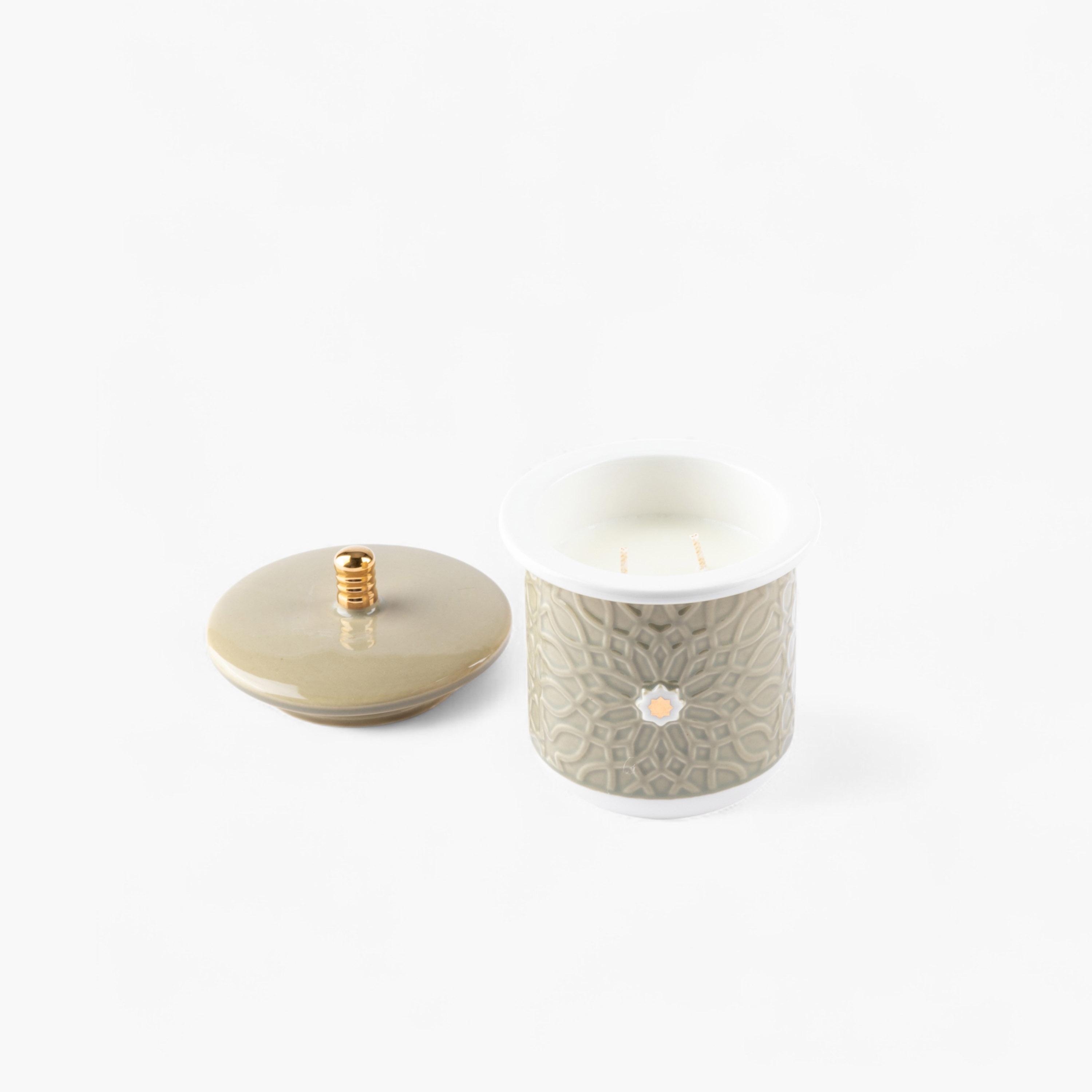 Embossed Porcelain Jar Candle-household-homefragrance-candles-image-2