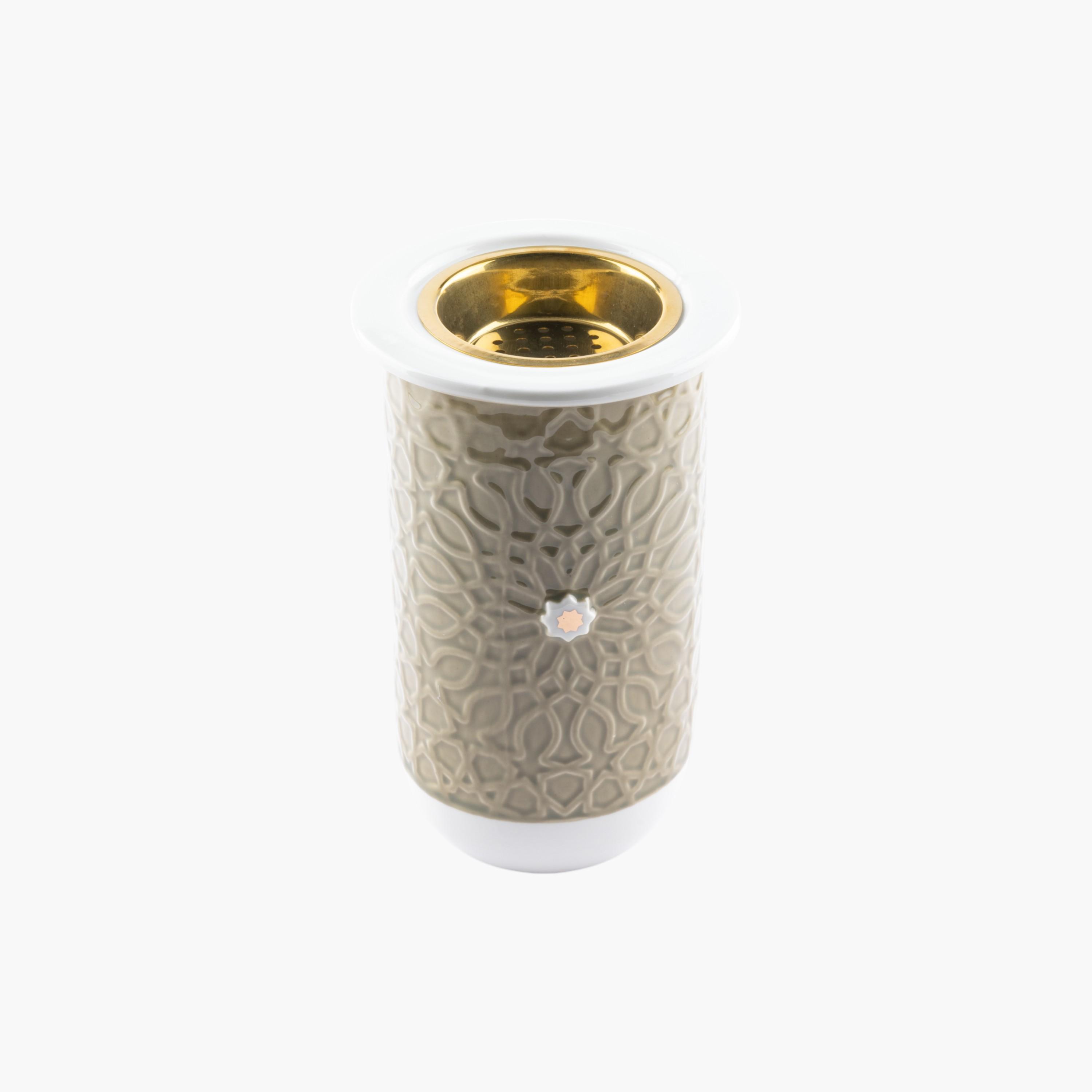 Embossed Porcelain Incense Burner-household-homefragrance-burners-image-3