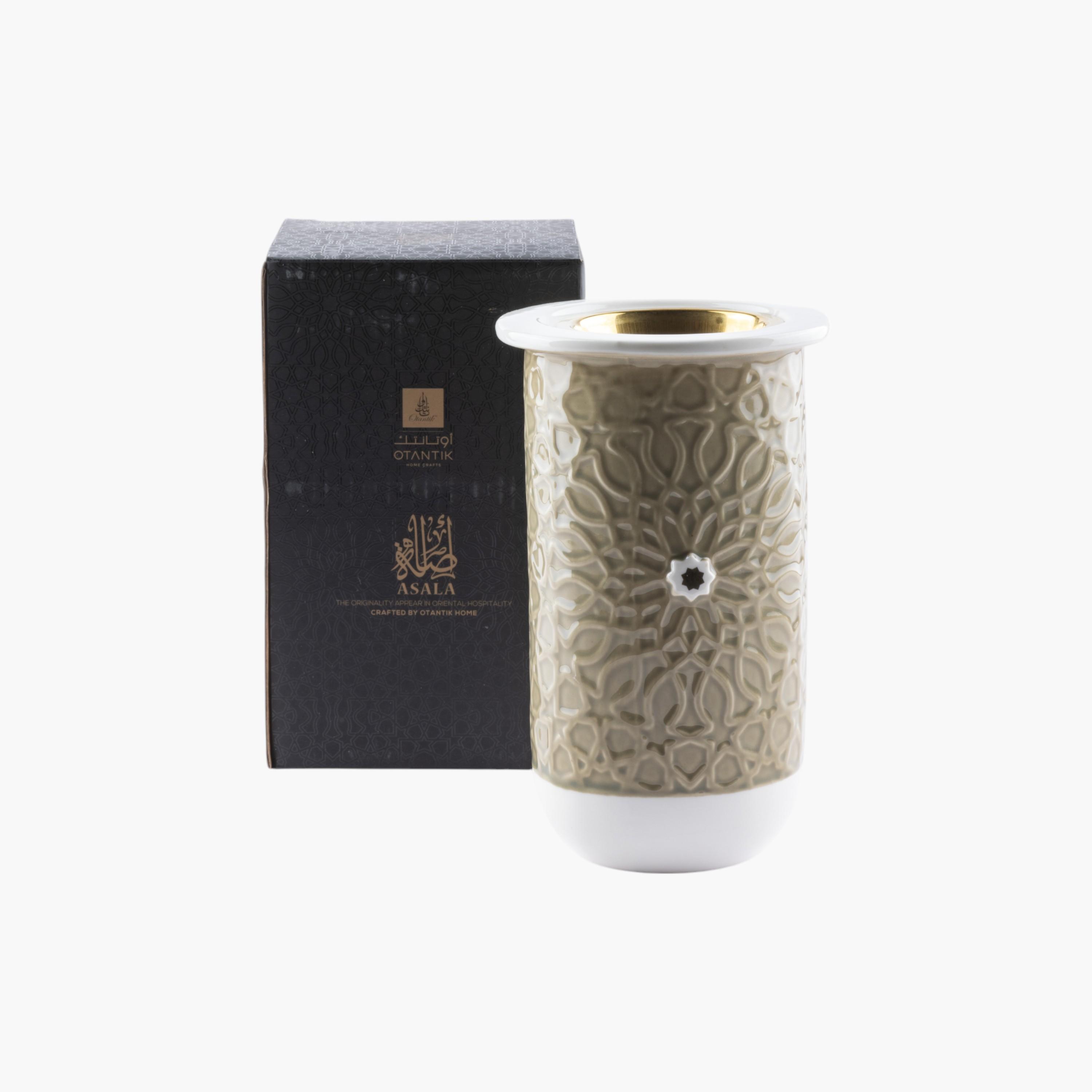 Embossed Porcelain Incense Burner-household-homefragrance-burners-image-2