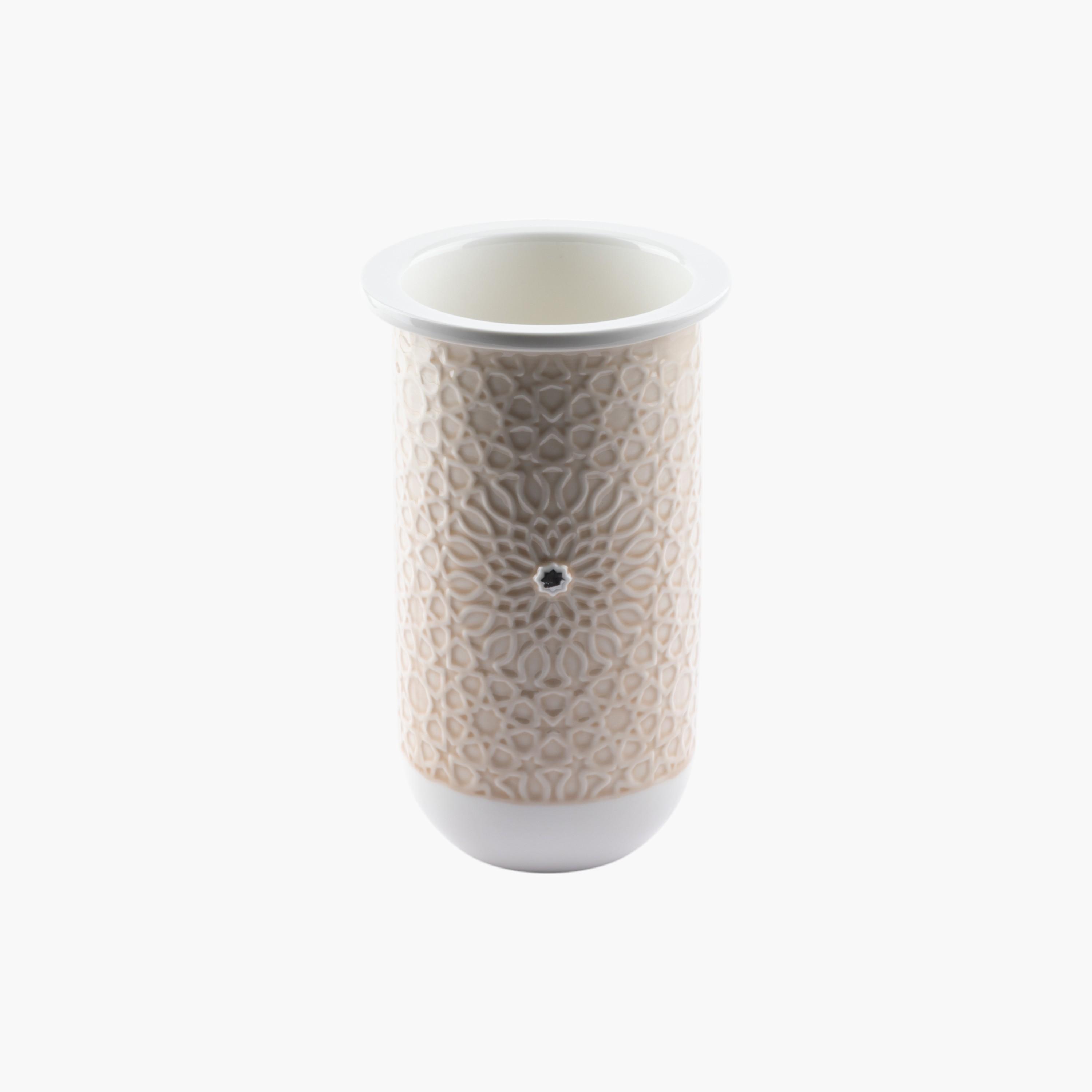 Embossed Porcelain Vase-household-decor-vasesandbowls-image-2