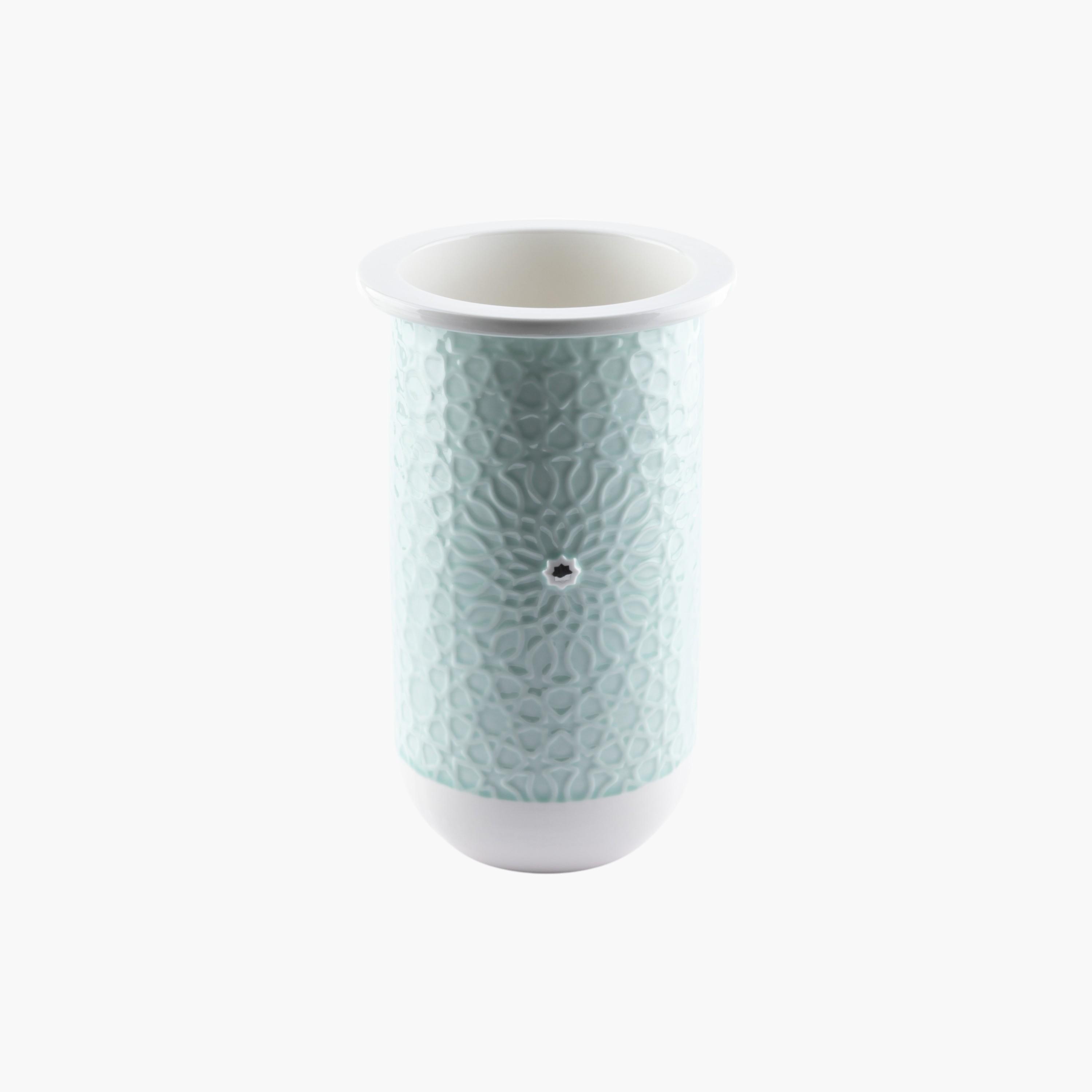 Embossed Porcelain Vase-household-decor-vasesandbowls-image-2