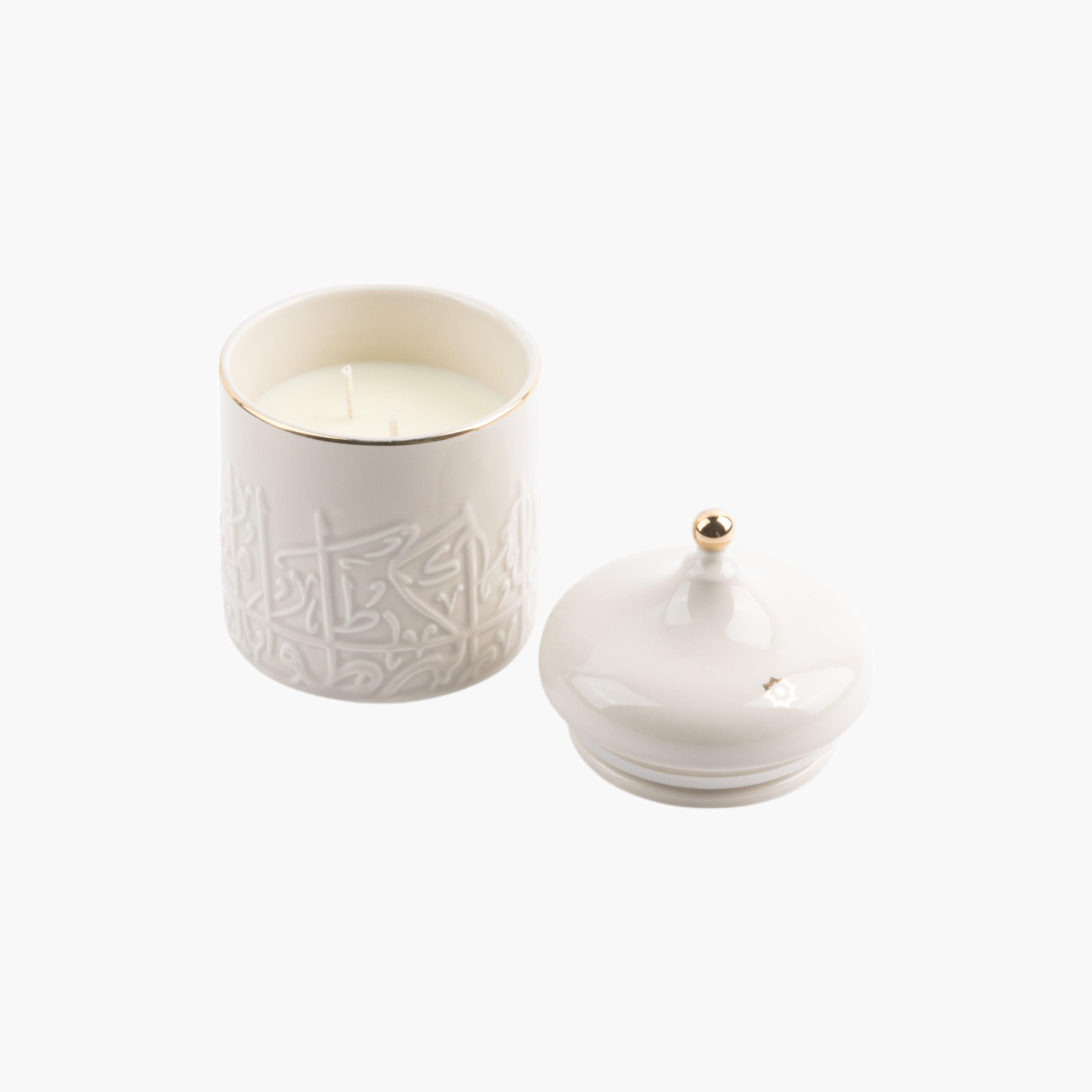 جرة شمع ثلاثية الفتائل بنقوش عربية مع غطاء من أوتانتيك-household-homefragrance-candles-image-2