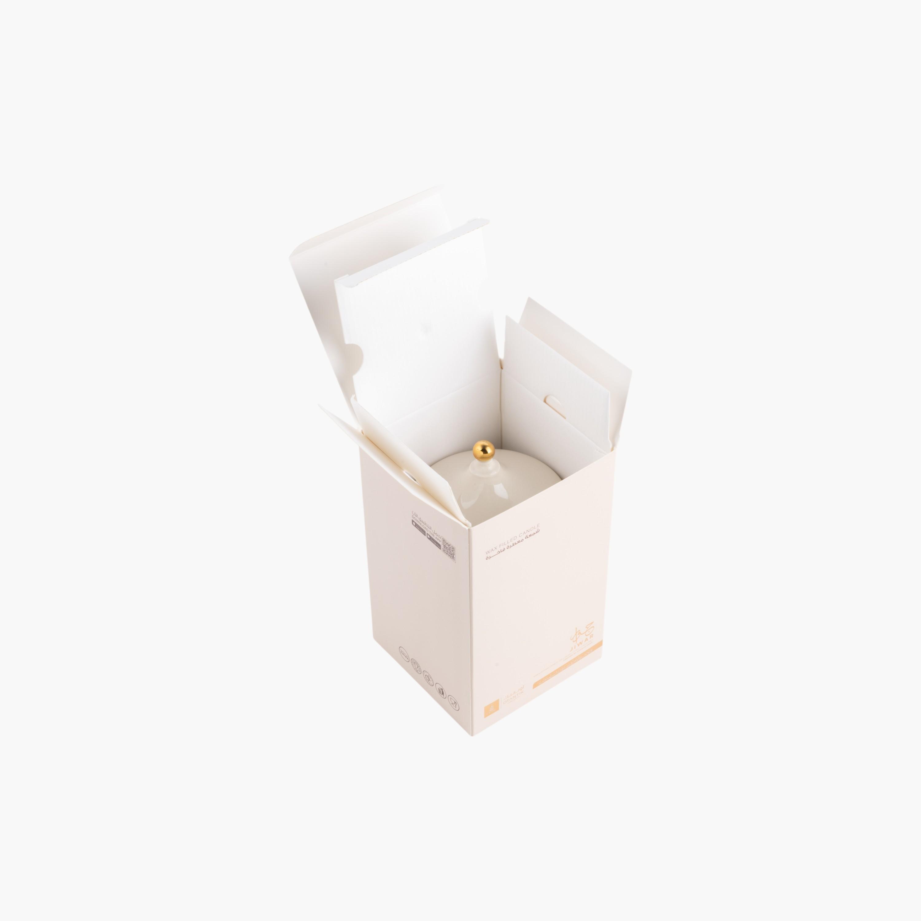 جرة شمع بفتيلين ونقوش عربية مع غطاء من أوتانتيك-household-homefragrance-candles-image-2