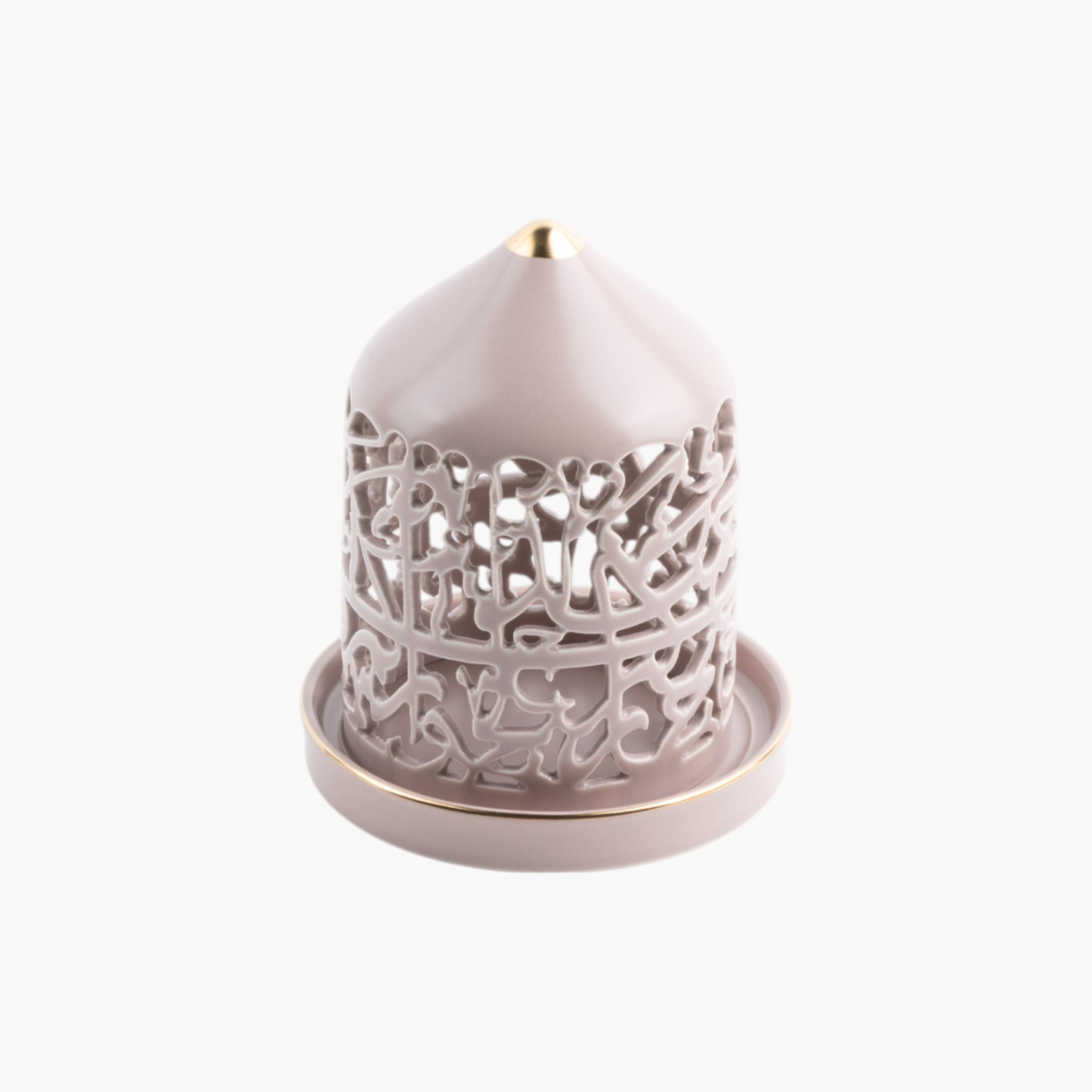 شمعة بلا لهب مع حامل شموع بورسلان من أوتانتك-household-decor-candleholdersandlanterns-image-5