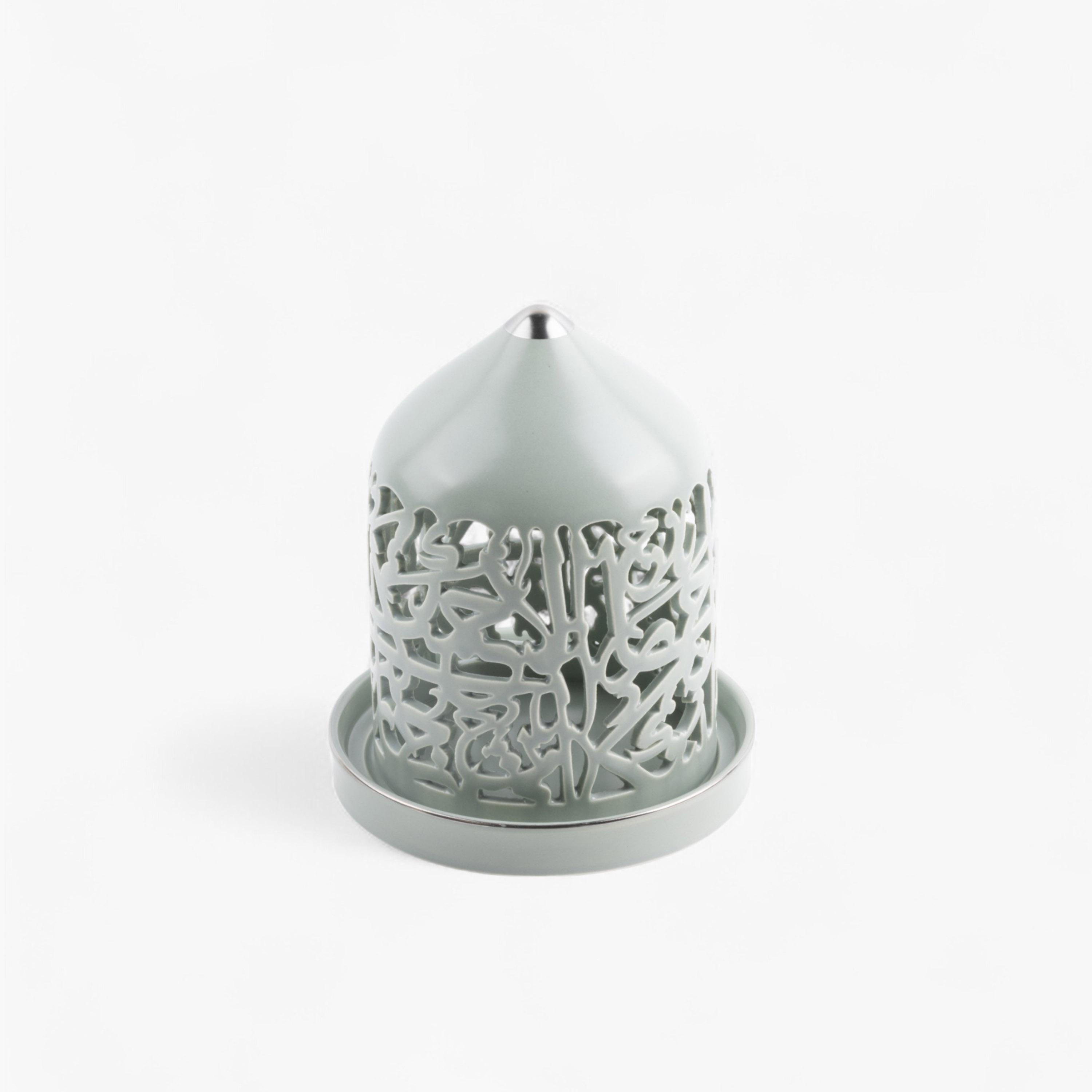 Flameless Candle with Porcelain Candleholder-household-decor-candleholdersandlanterns-image-4