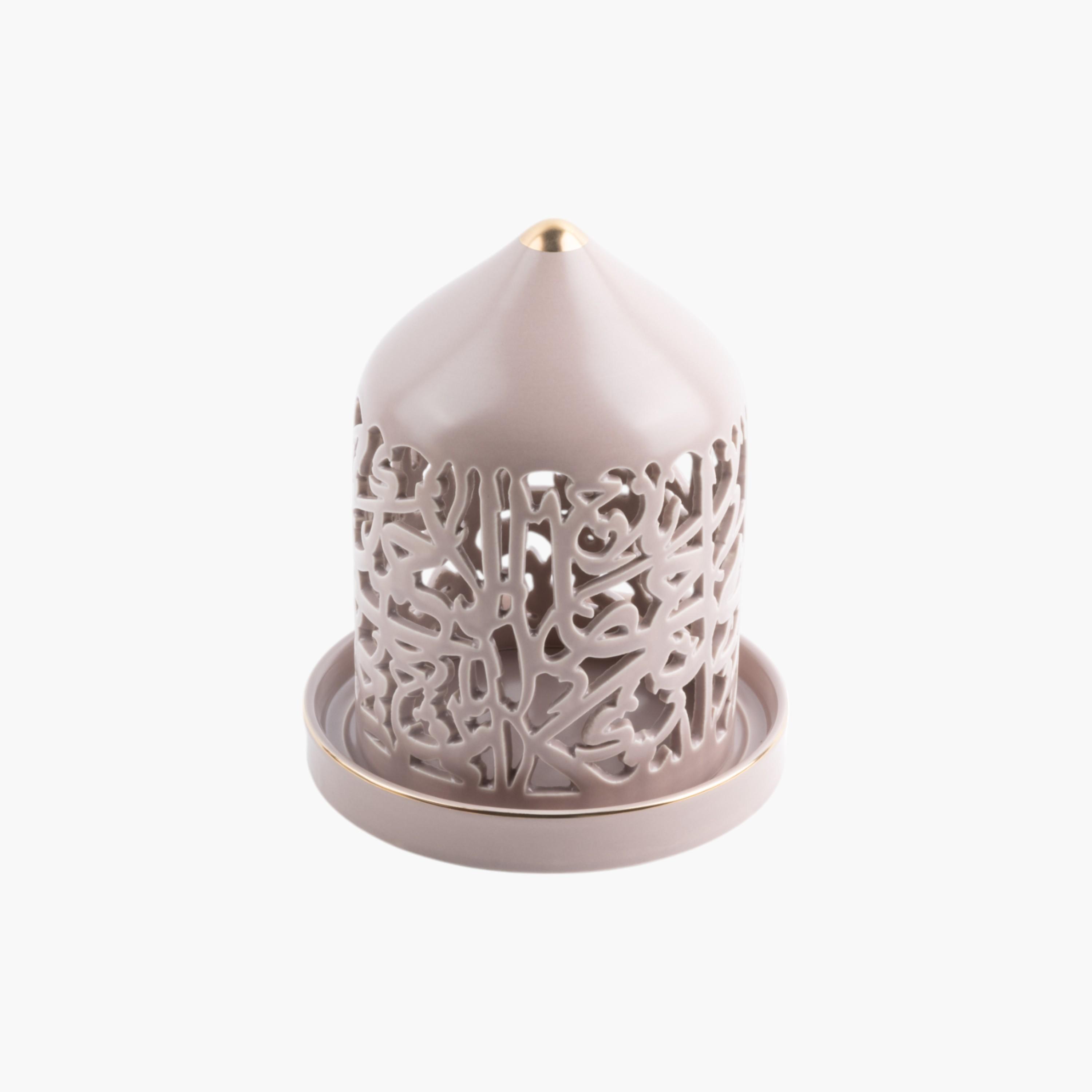 Flameless Candle with Porcelain Candleholder-household-decor-candleholdersandlanterns-image-5