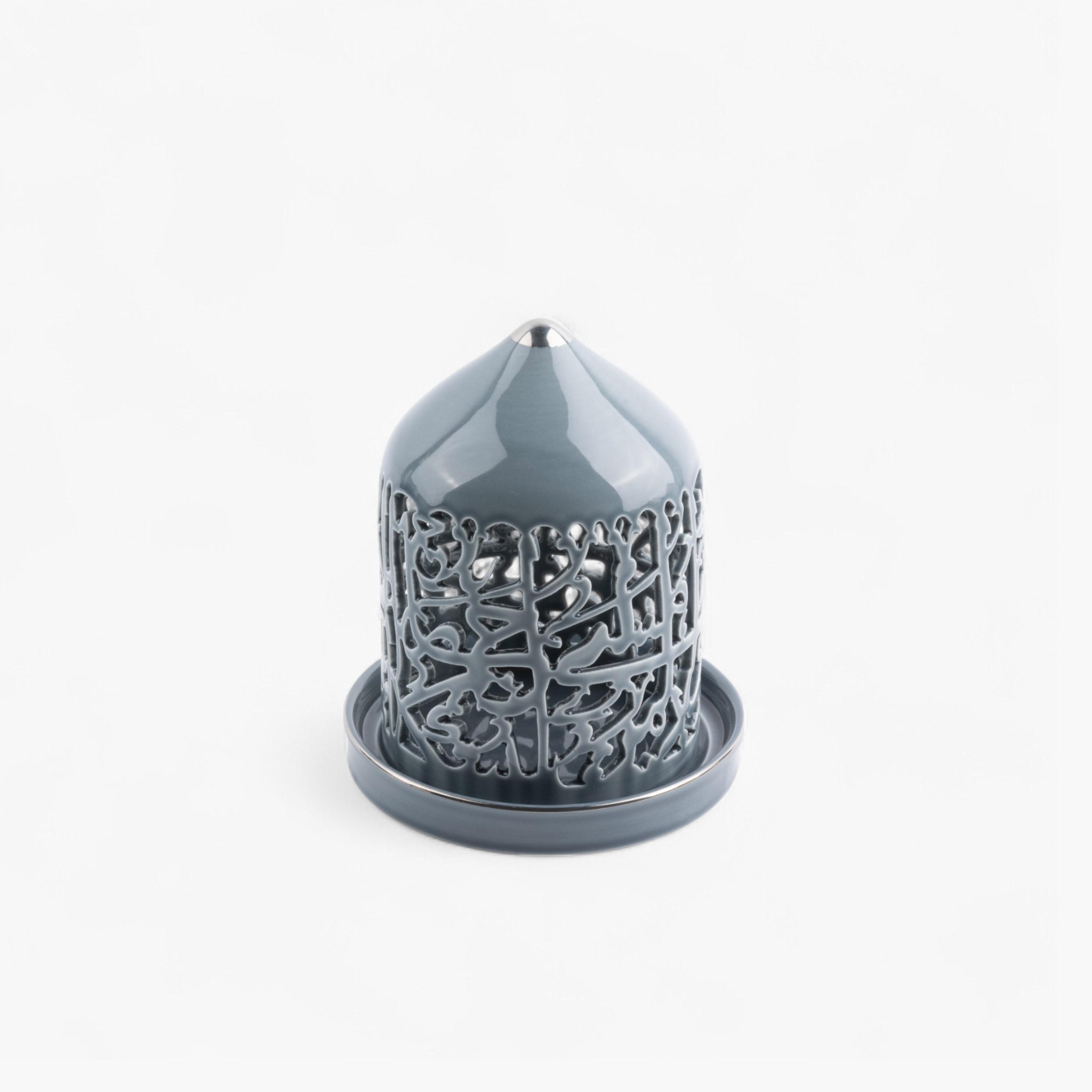شمعة بدون لهب مع حامل شموع بورسلان من أوتانتيك-household-decor-candleholdersandlanterns-image-4