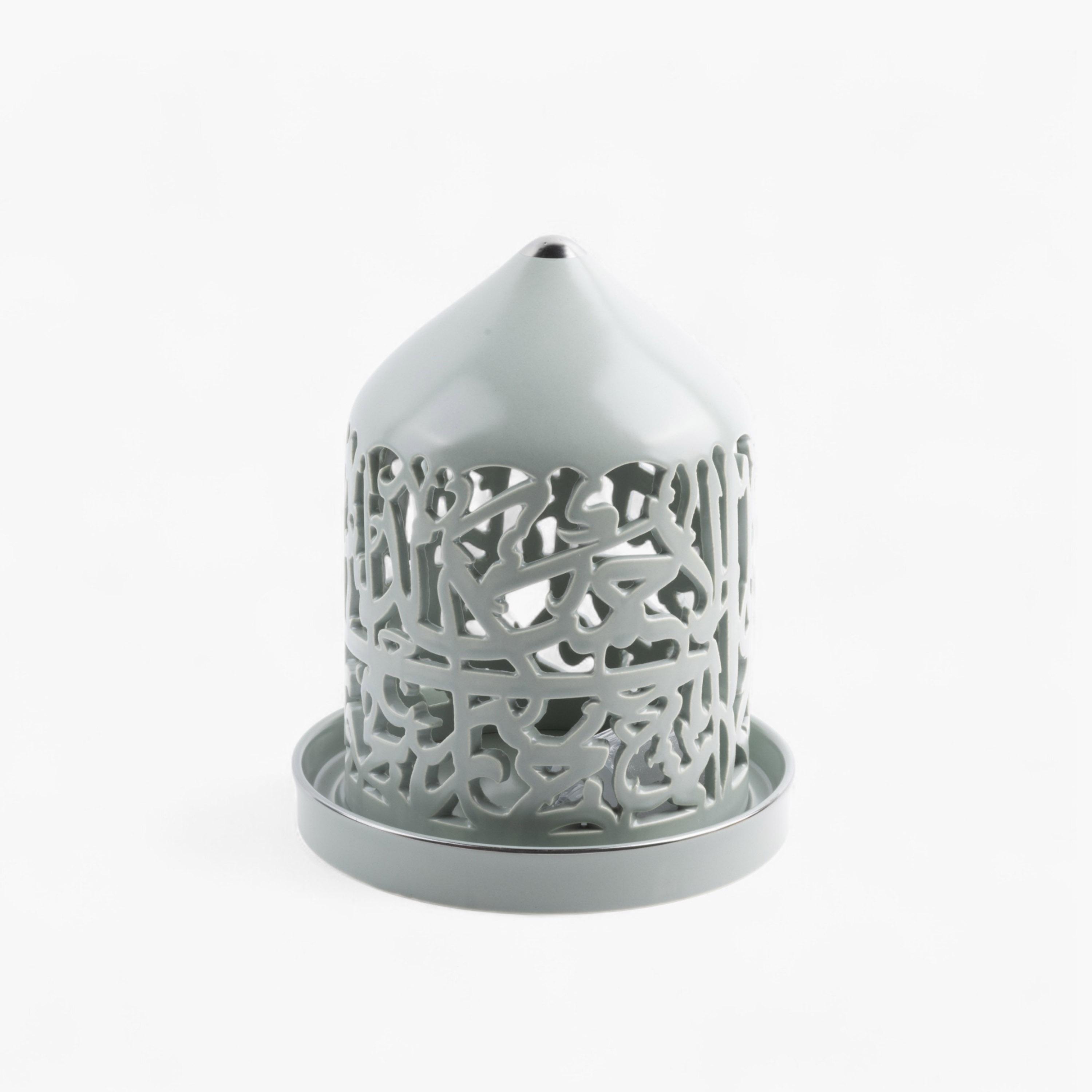 شمعة بدون لهب مع حامل شموع بورسلان من أوتانتيك-household-decor-candleholdersandlanterns-image-4