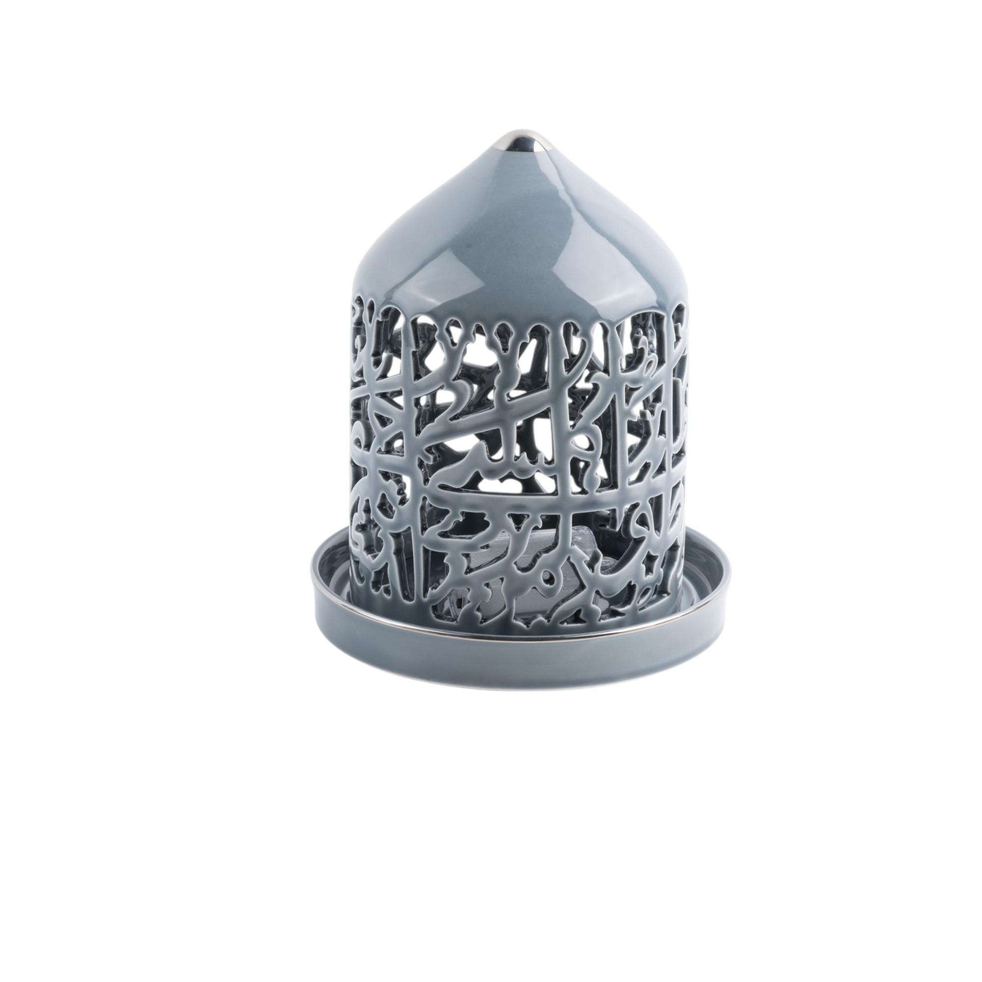 Flameless Candle with Porcelain Candleholder-household-decor-candleholdersandlanterns-image-4